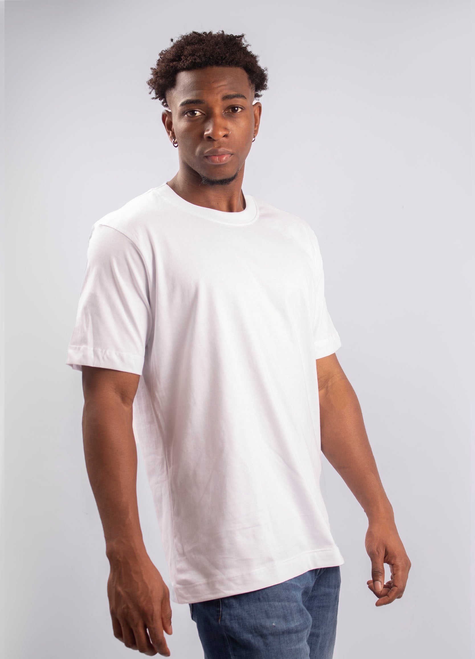 Camiseta hombre basica blanca