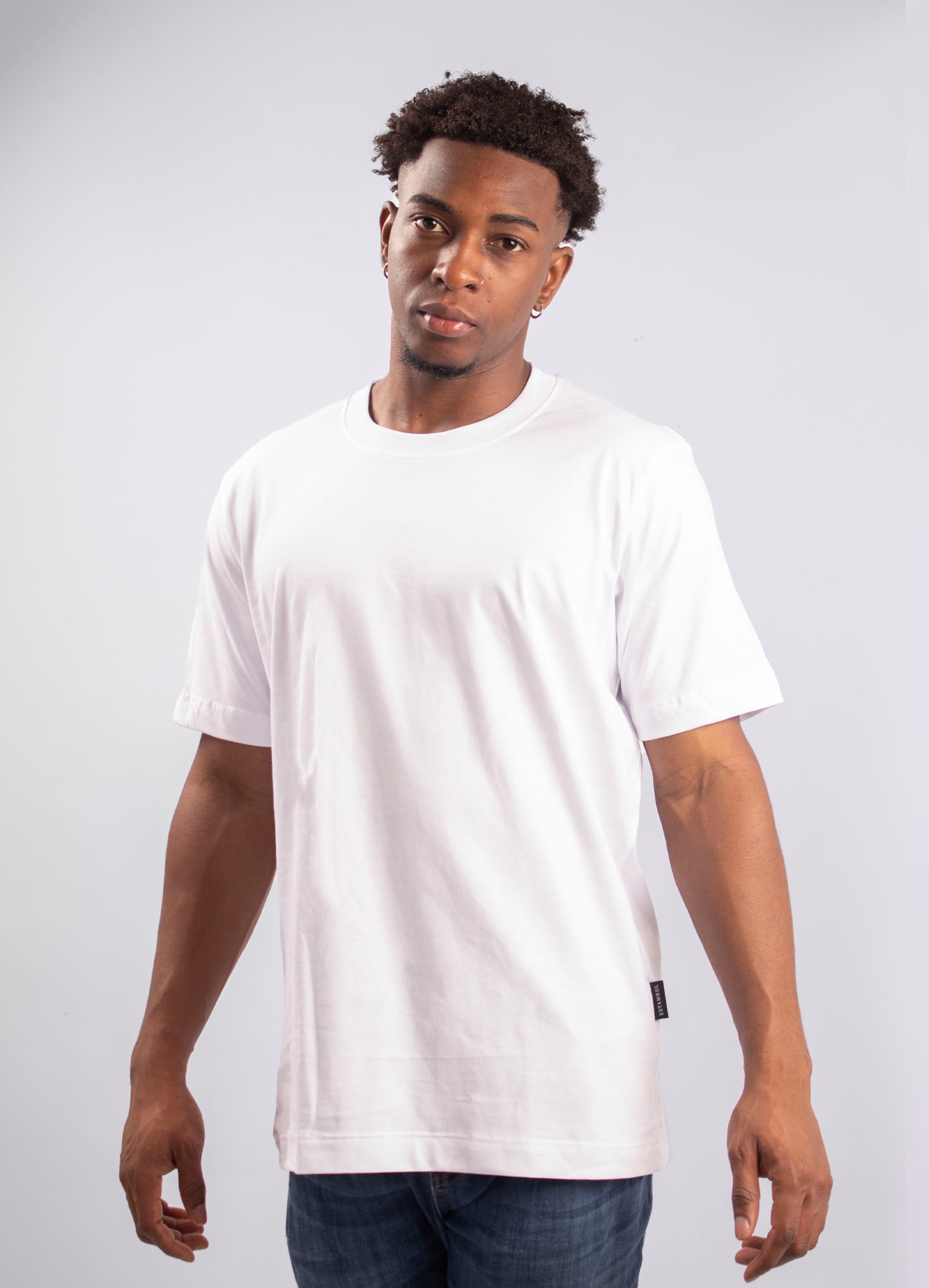 Camiseta hombre basica blanca