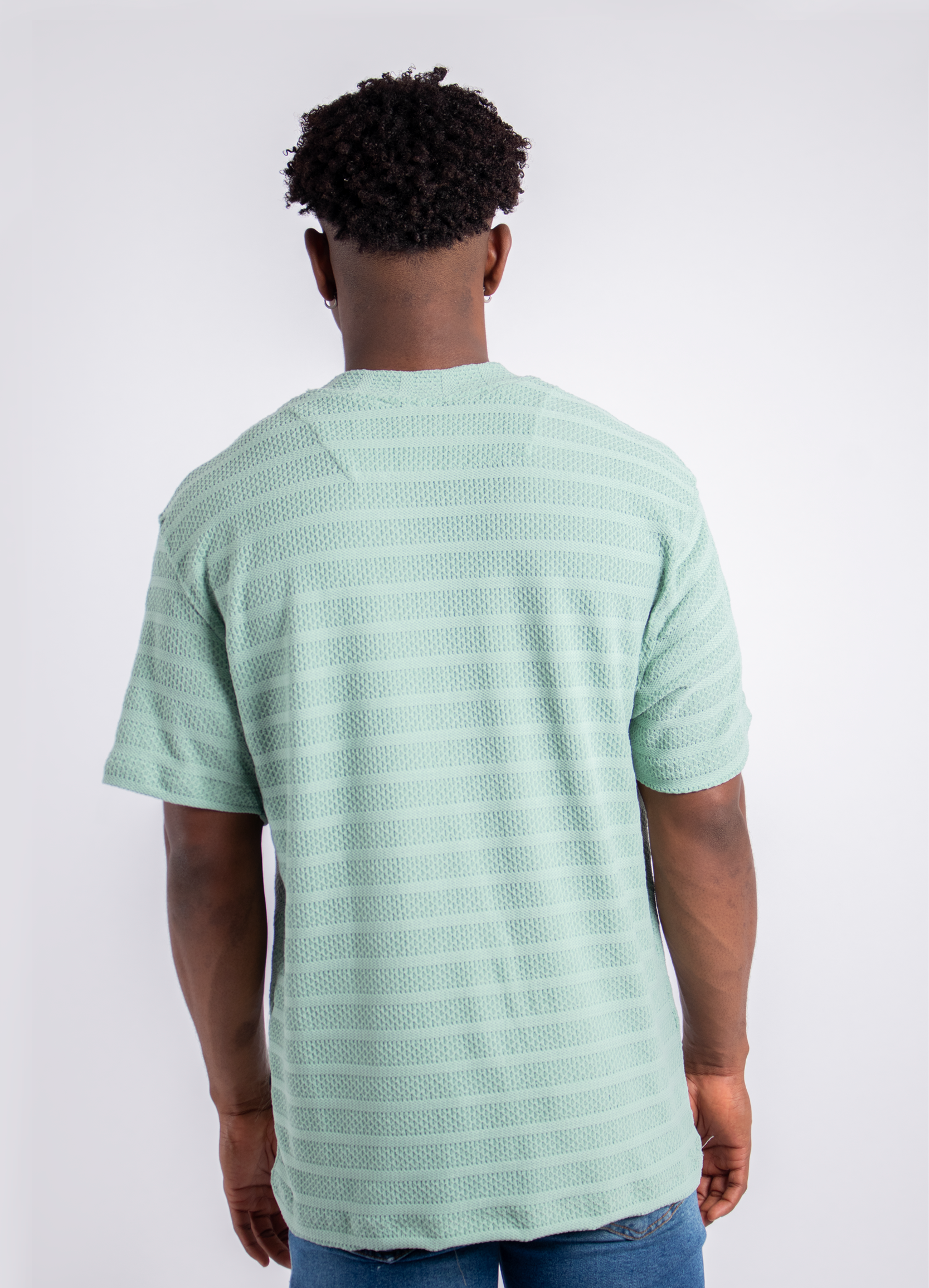 Camiseta hombre R. Textura Verde