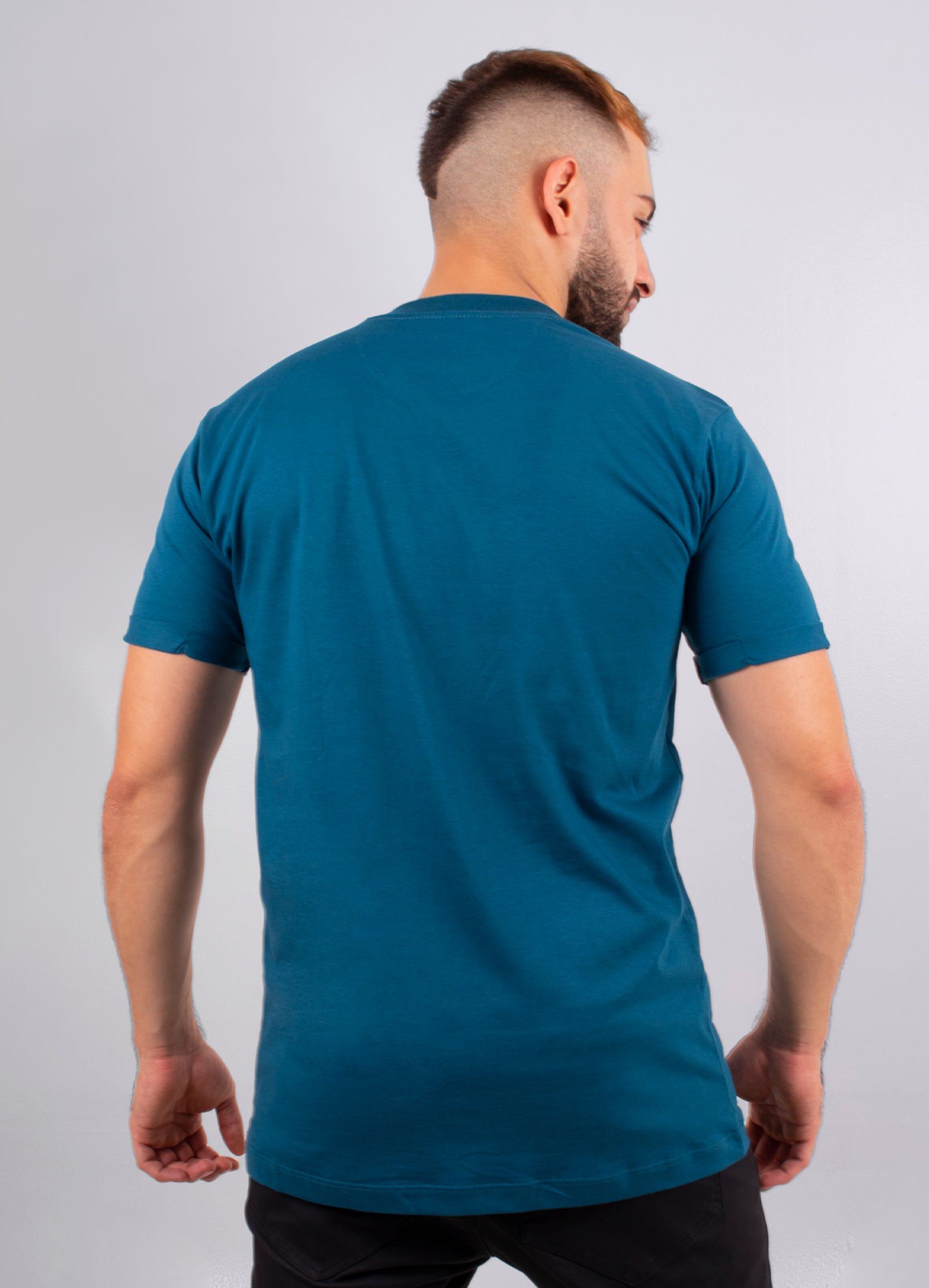 Camiseta hombre Básica Petroleo