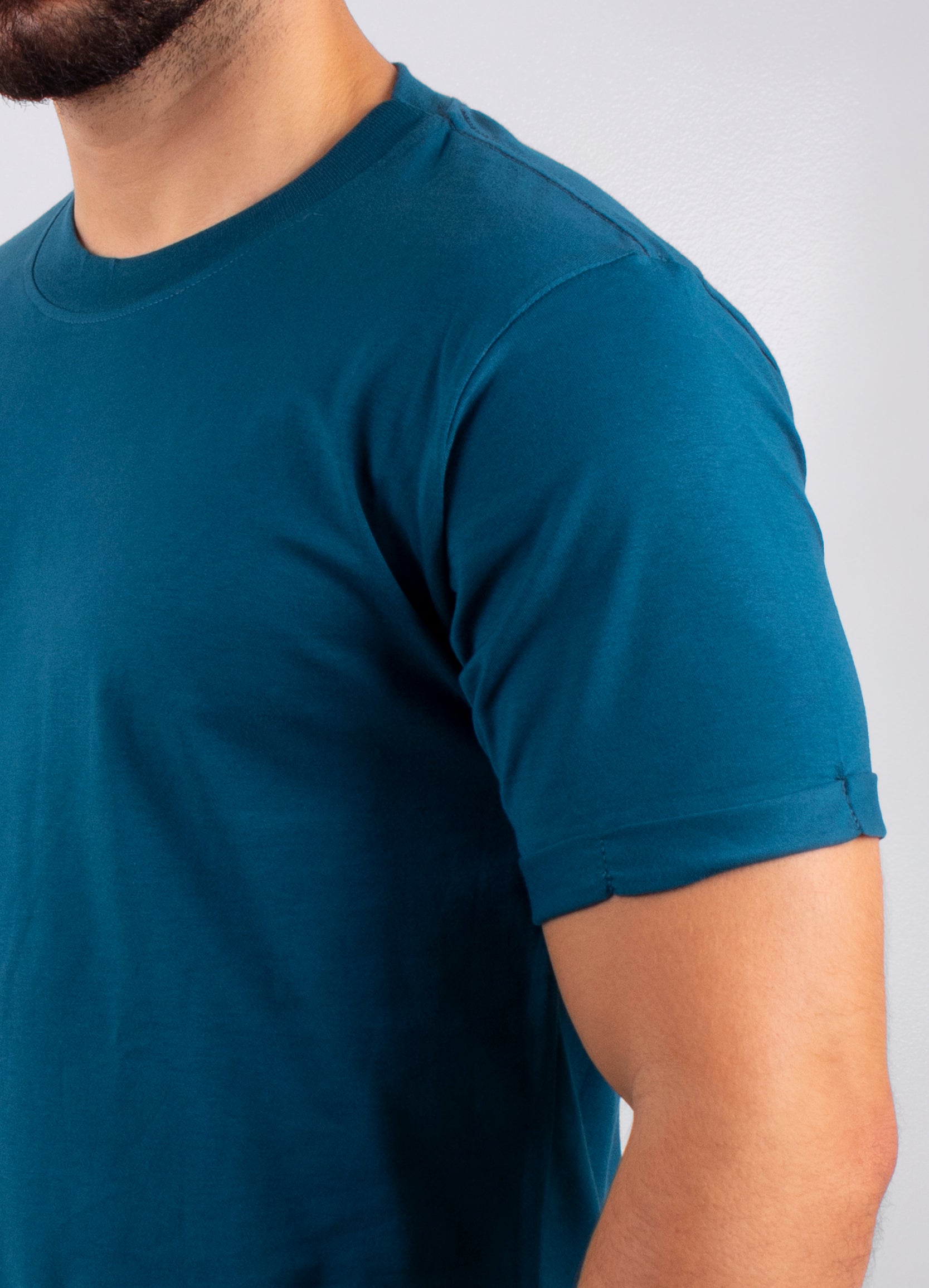 Camiseta hombre Básica Petroleo