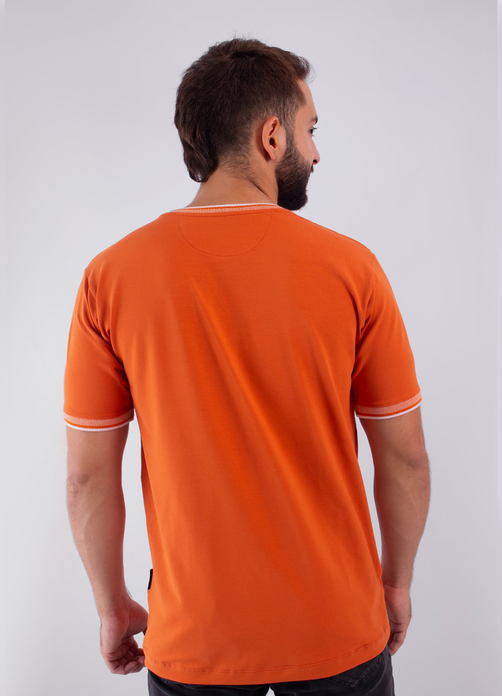 Camiseta hombre Basica Naranja