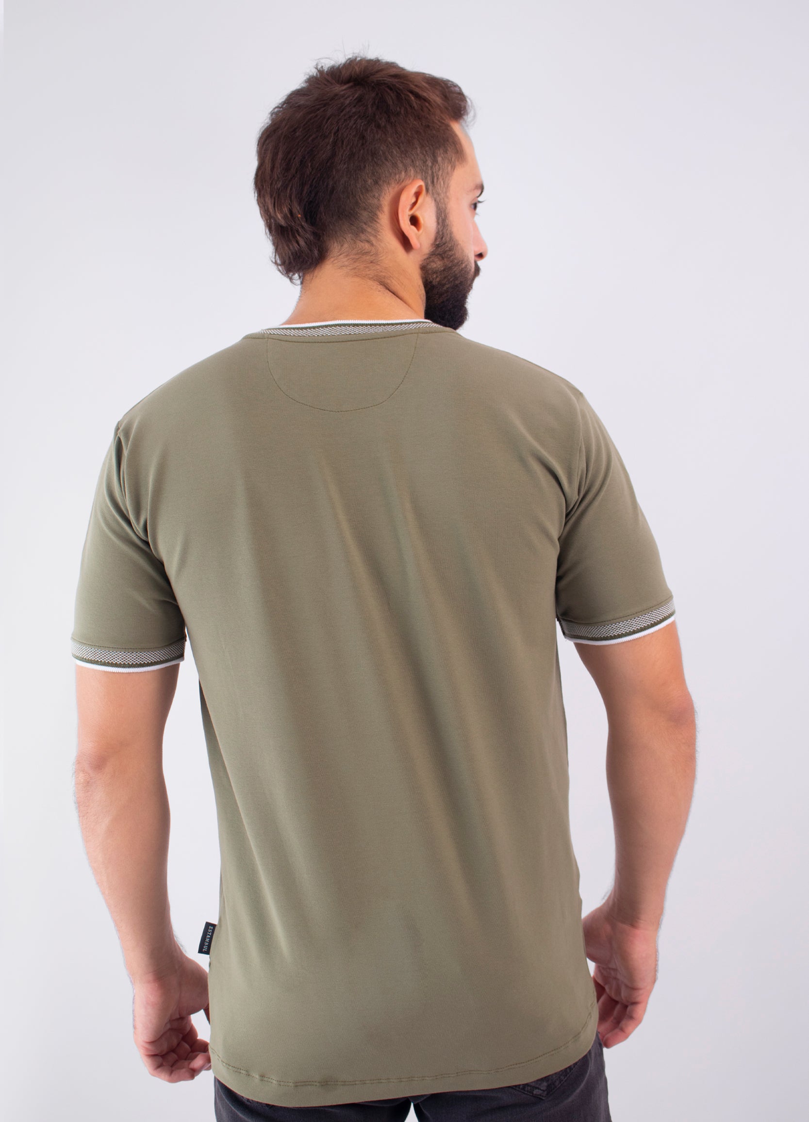 Camiseta hombre Basica Verde