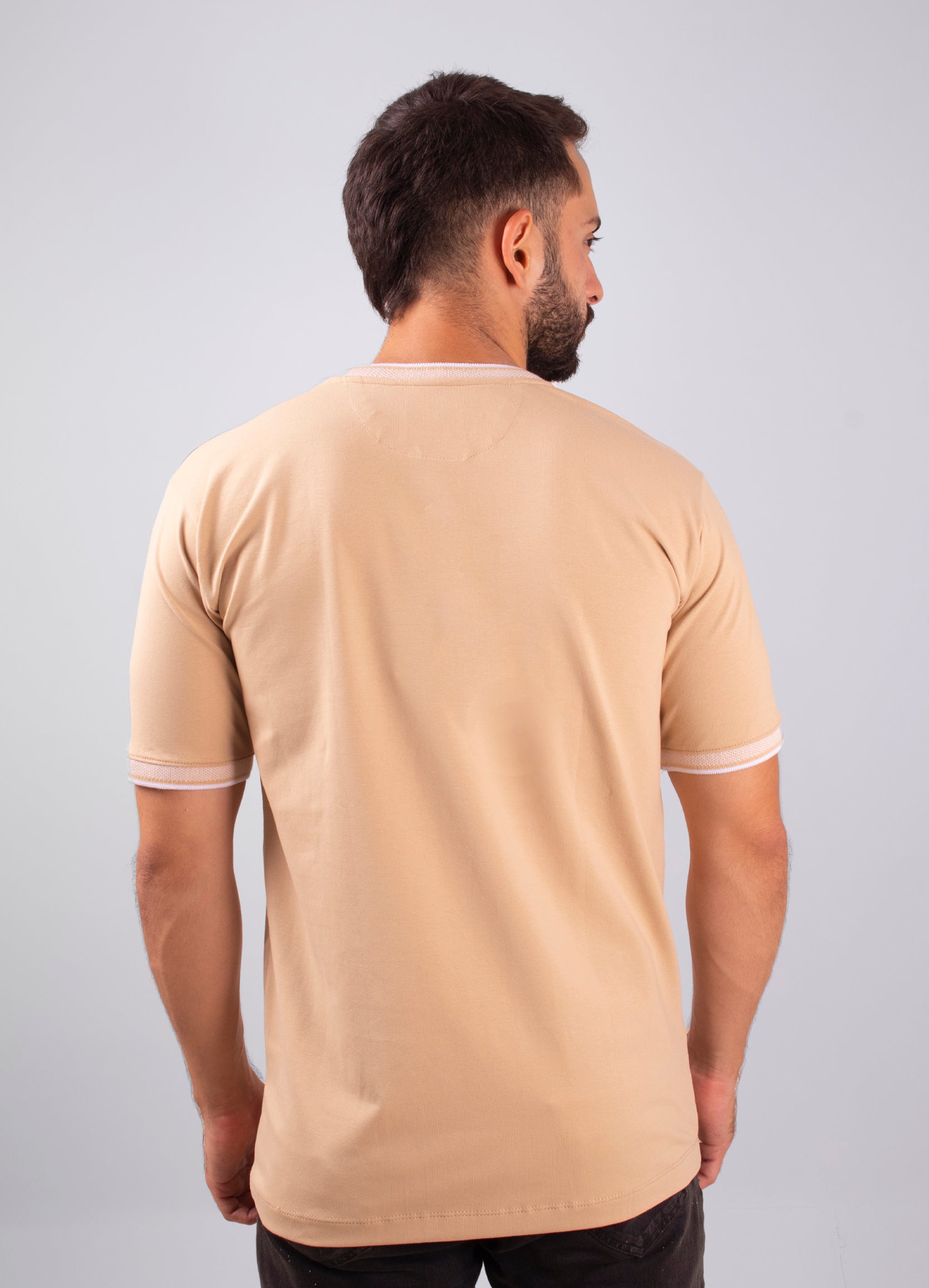 Camiseta hombre Basica Camel