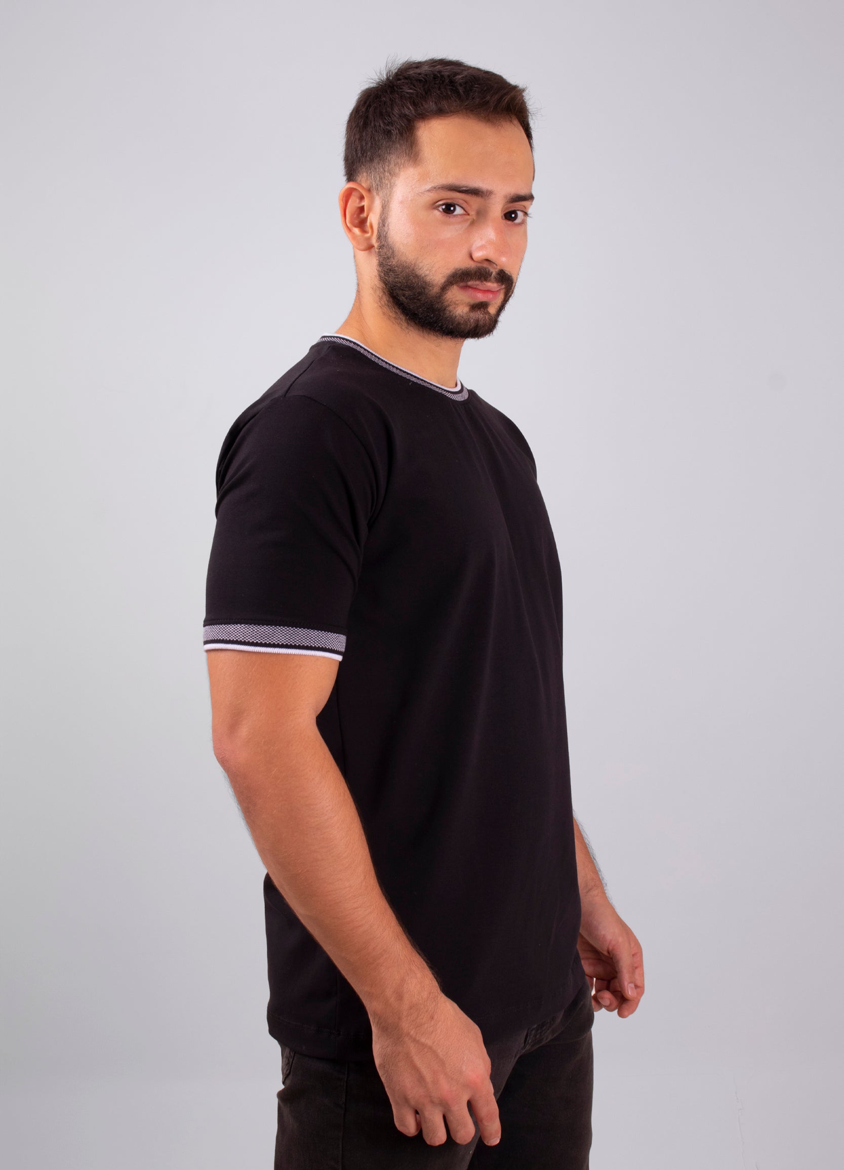 Camiseta hombre Basica Negro