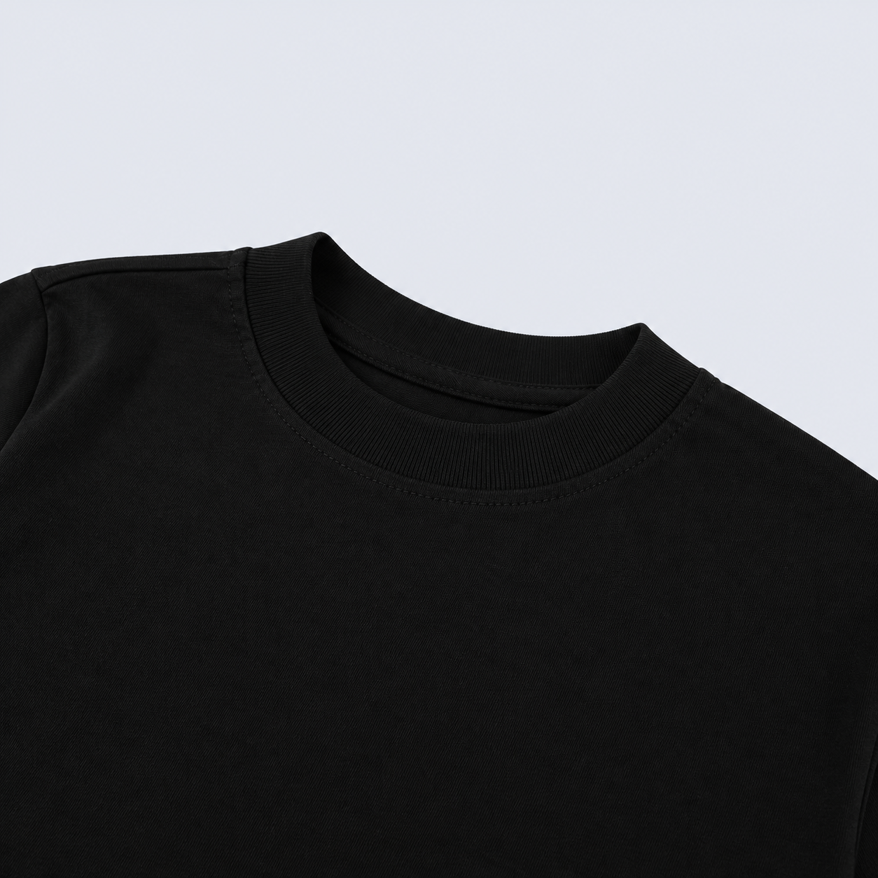 Camiseta básica niño negra