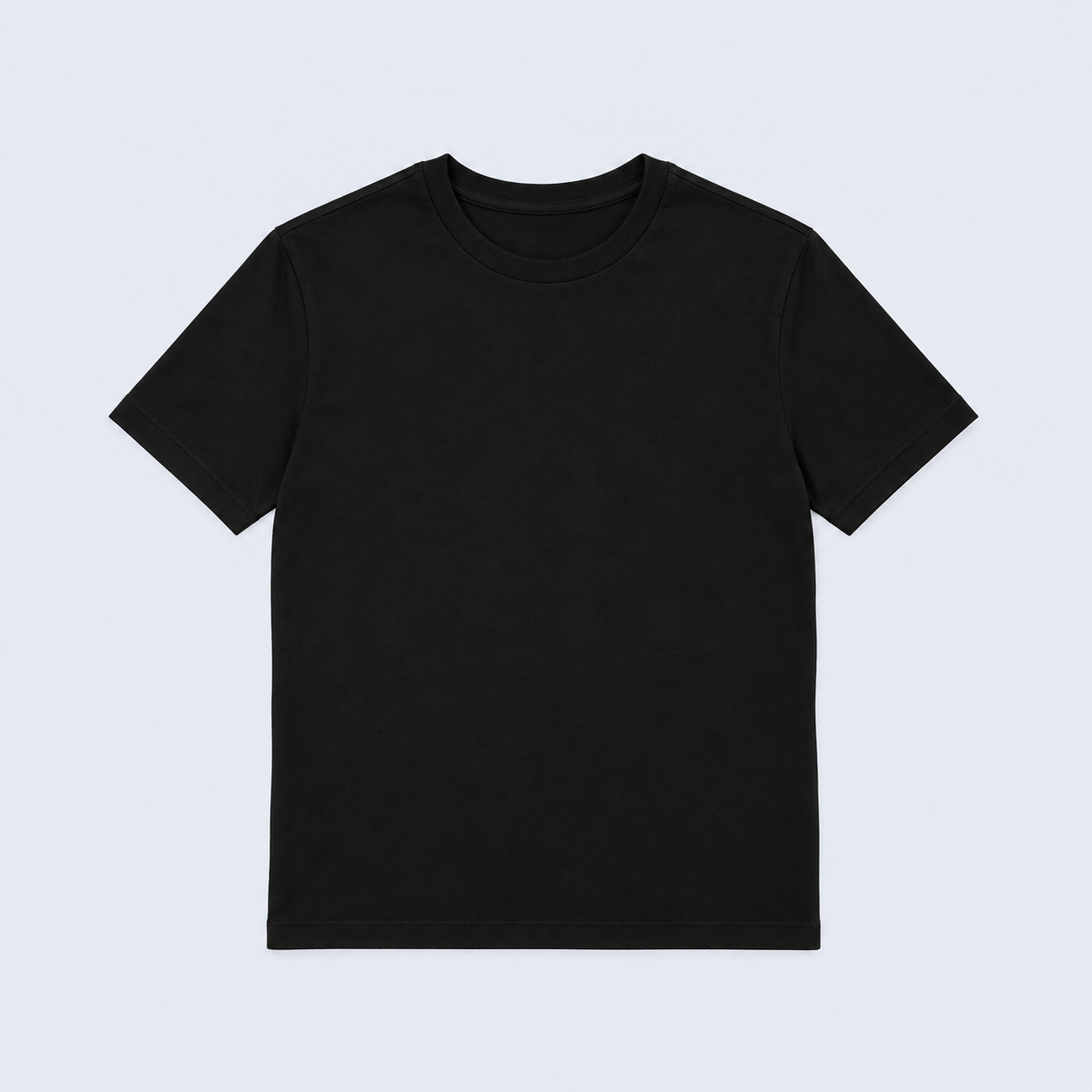 Camiseta básica niño negra