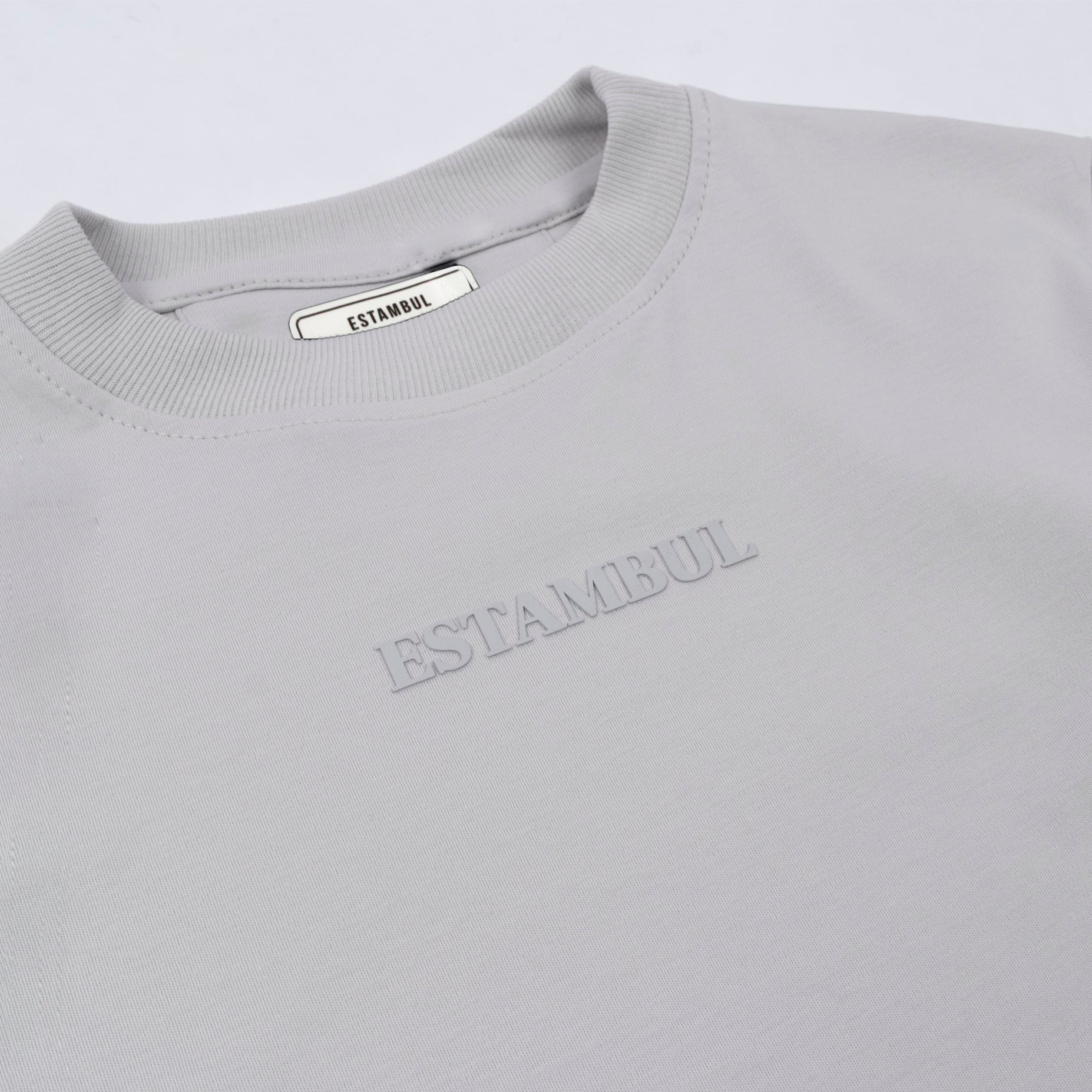 Oversize  básica niño gris