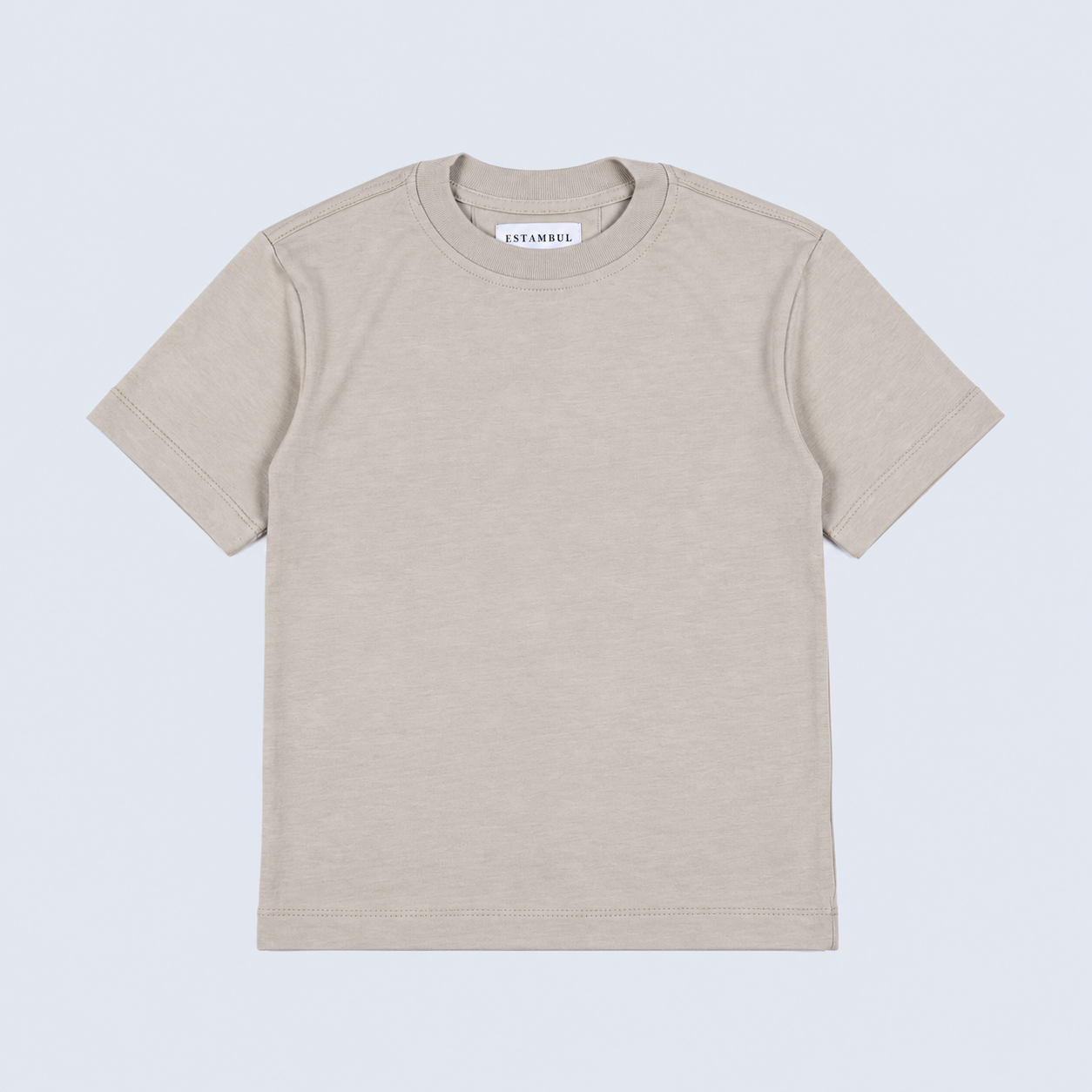 Camiseta basica niño gris