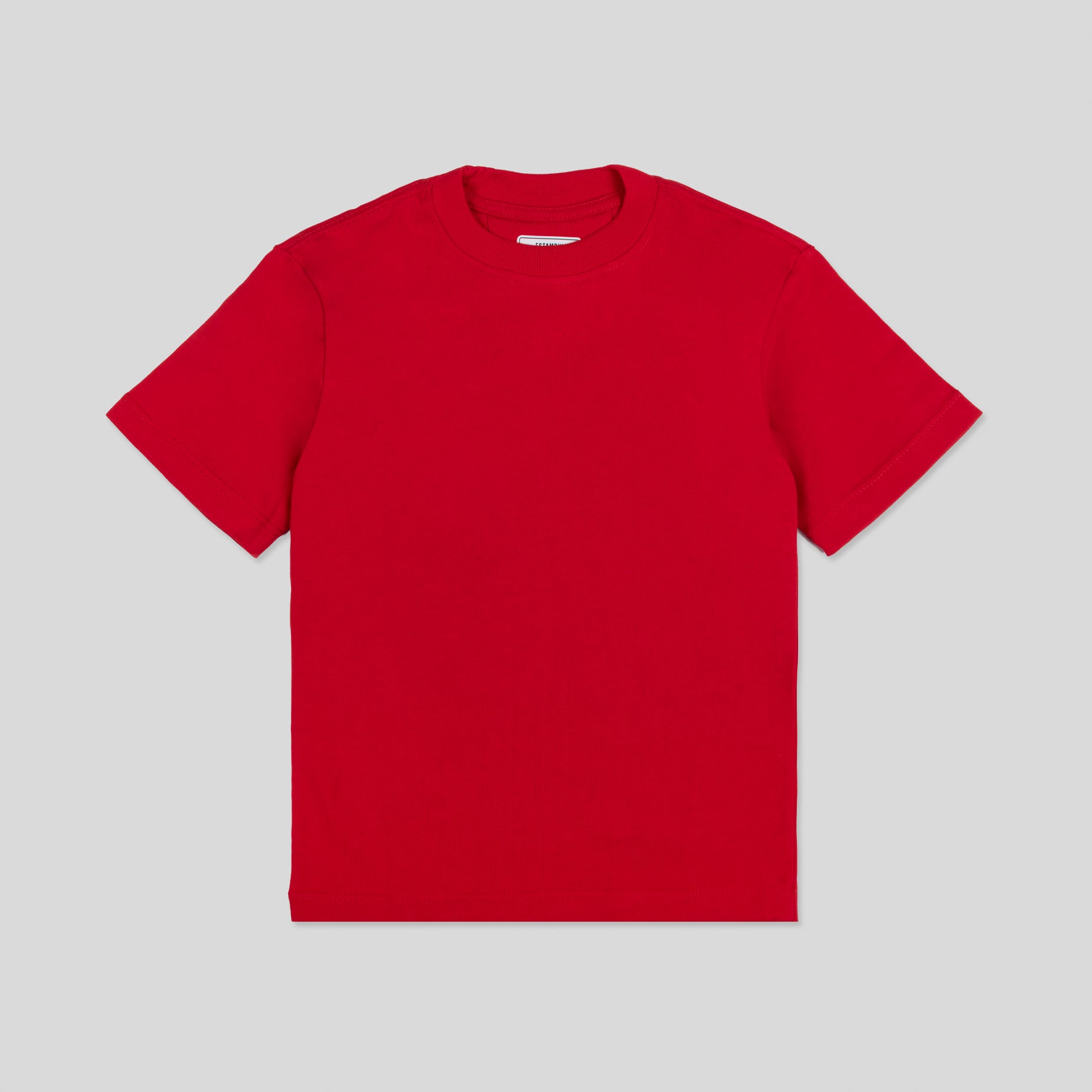 Camiseta básica niño rojo