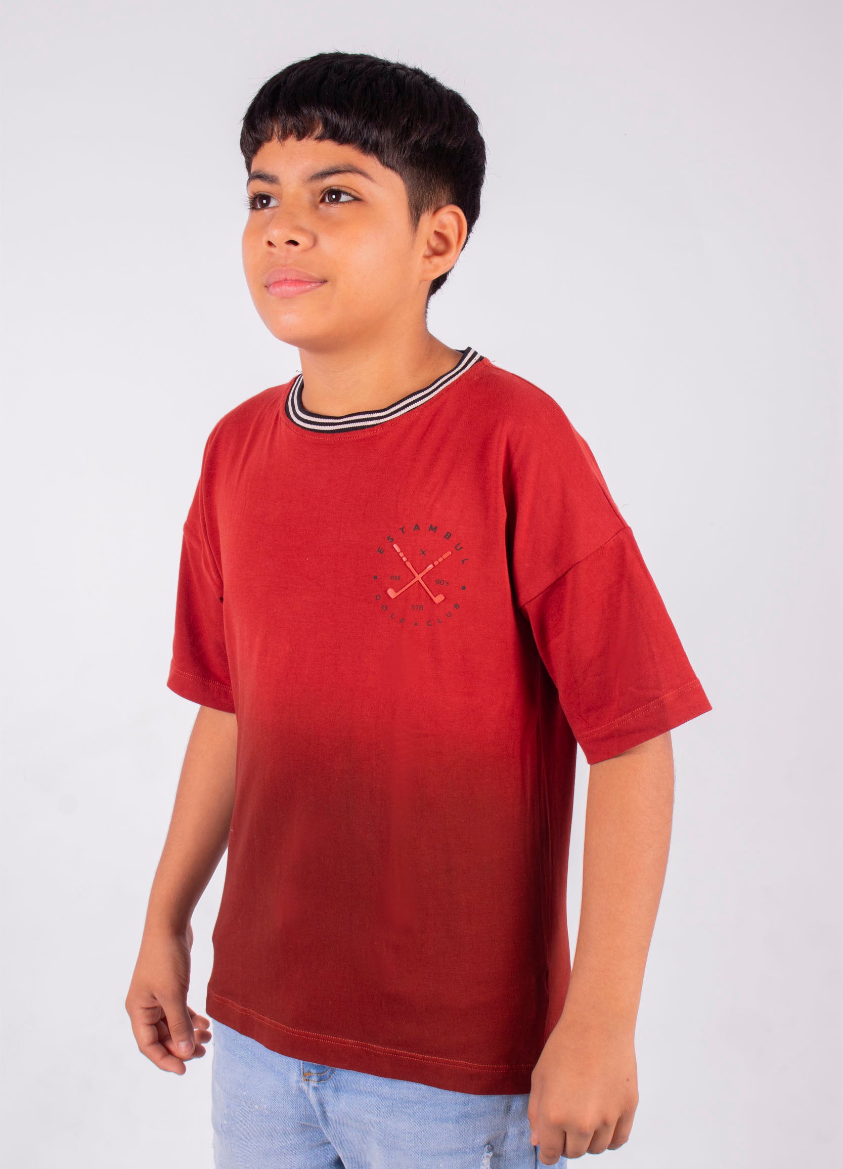 Camiseta niño x estambul terracota