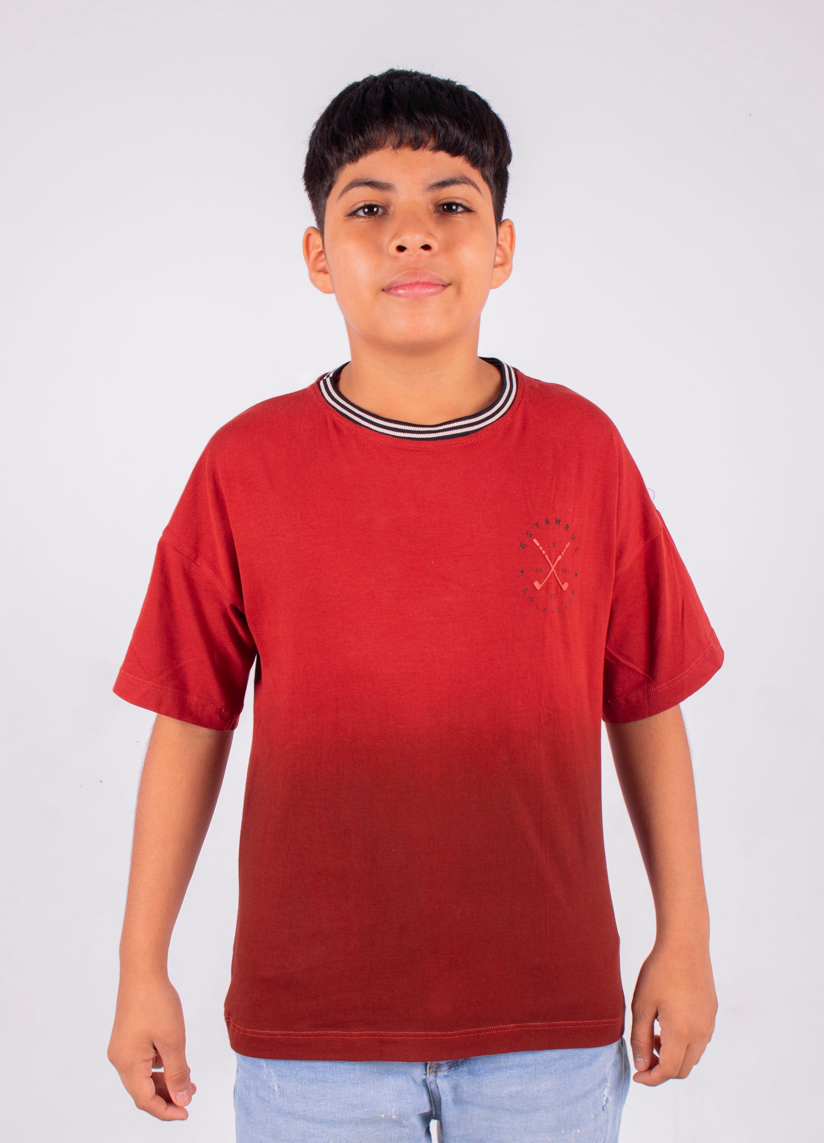 Camiseta niño x estambul terracota