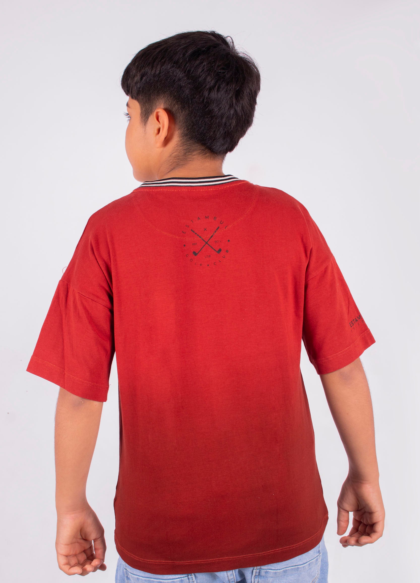 Camiseta niño x estambul terracota