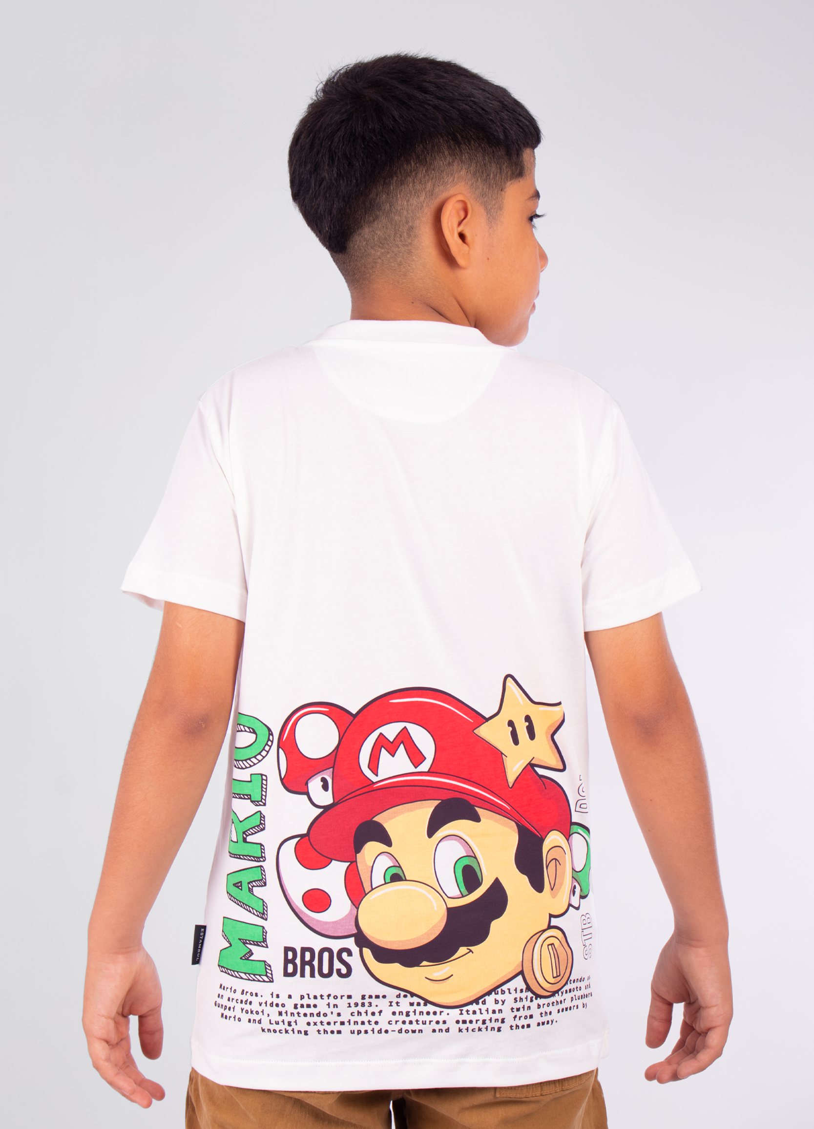 Camiseta niño Mario Bold