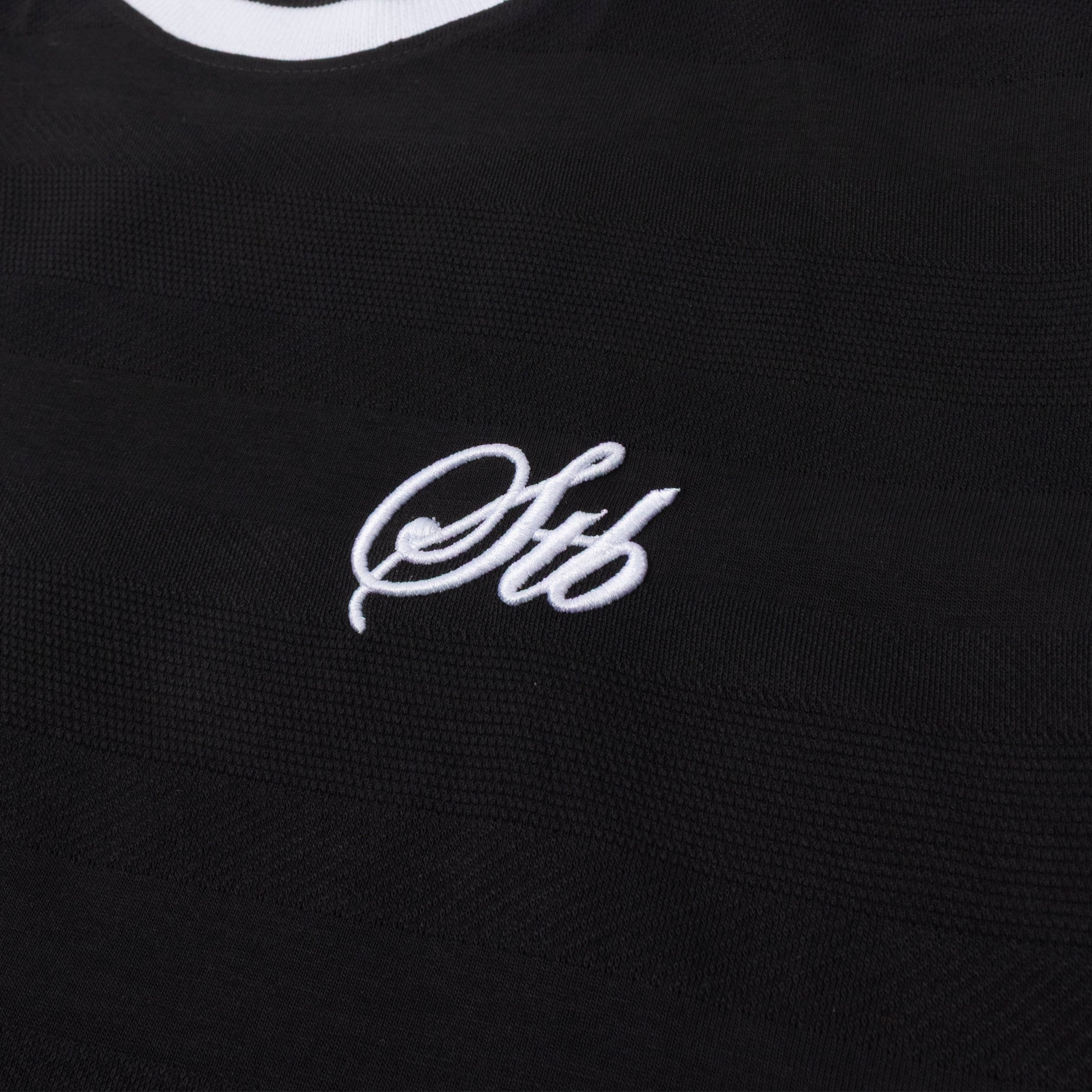 Camiseta hombre textura STB negra