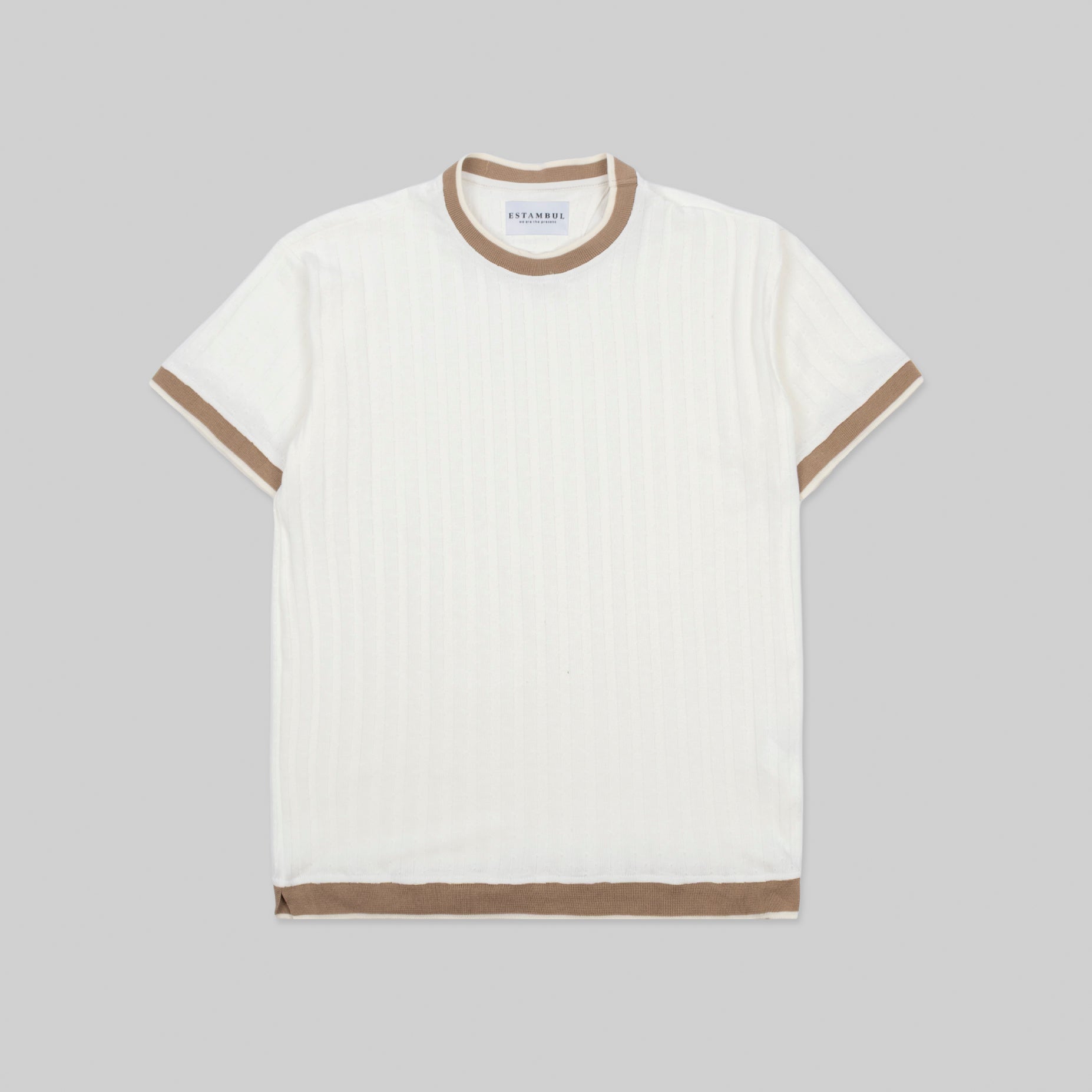 Camiseta Hombre textura Crudo