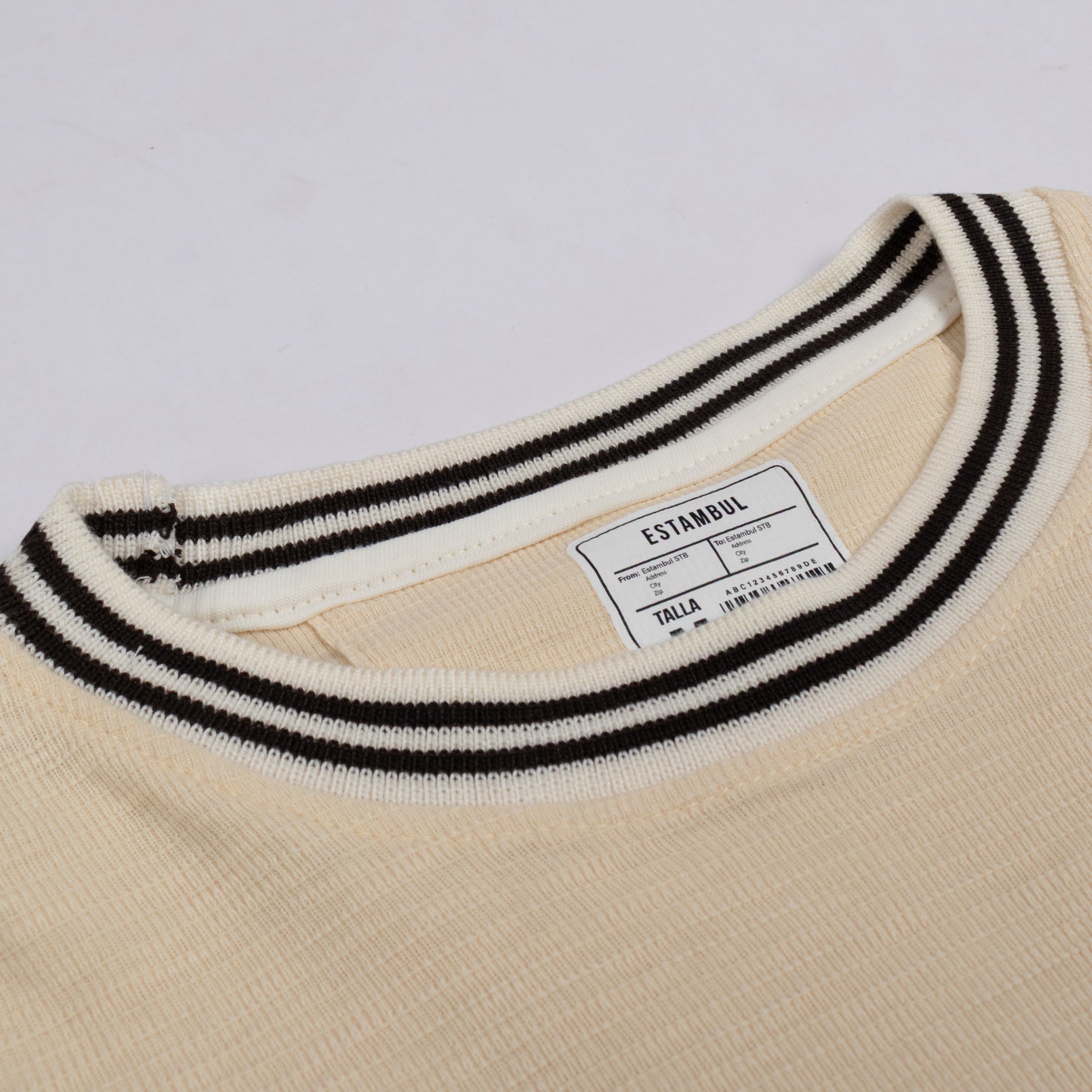 Camiseta hombre tejida