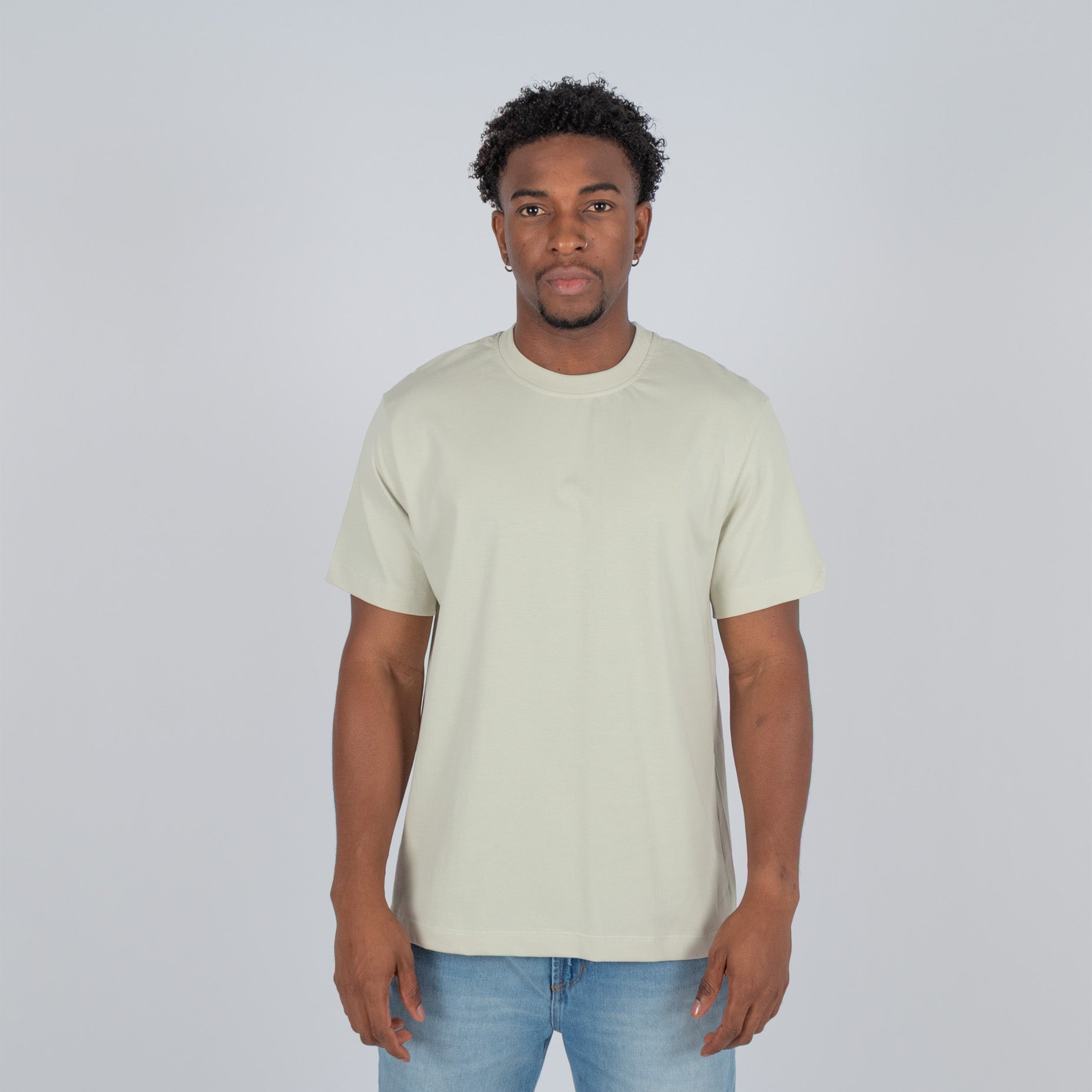 Camiseta hombre basica gris