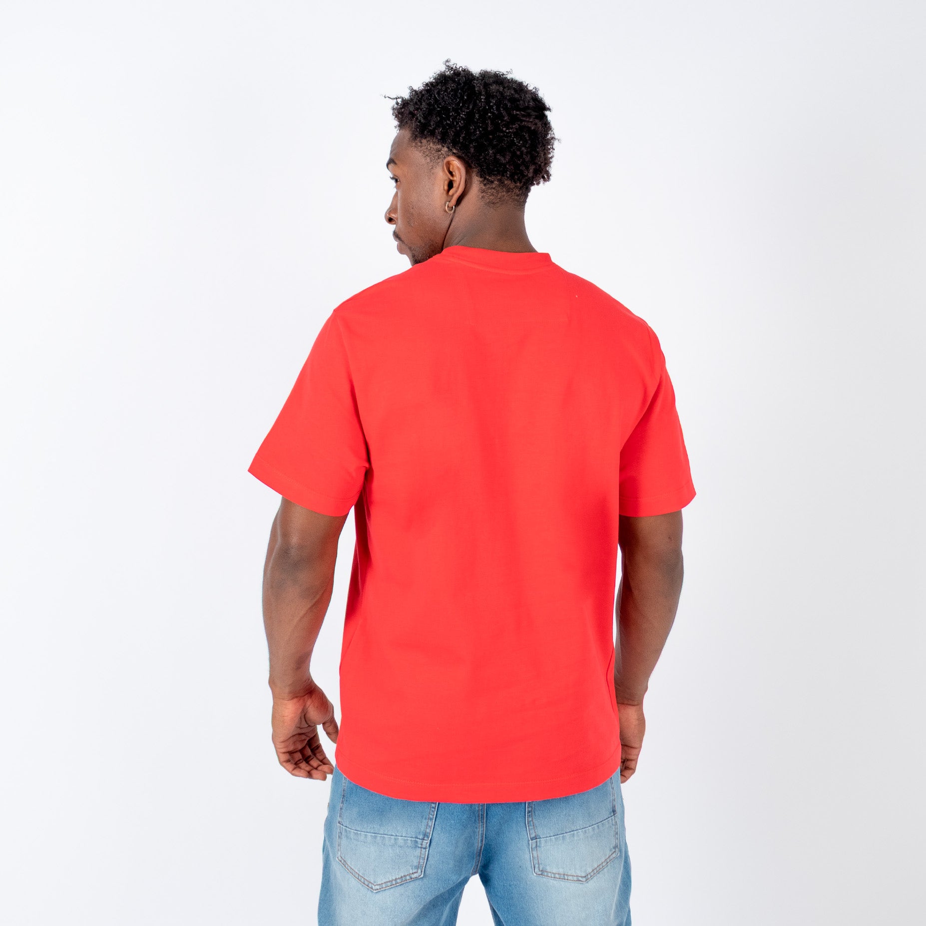 Camiseta hombre basica roja