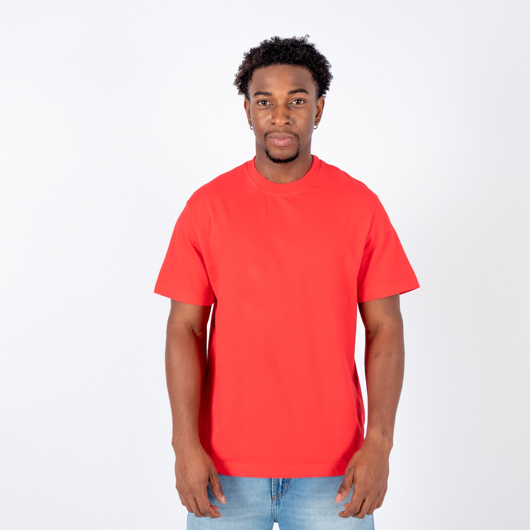 Camiseta hombre basica roja