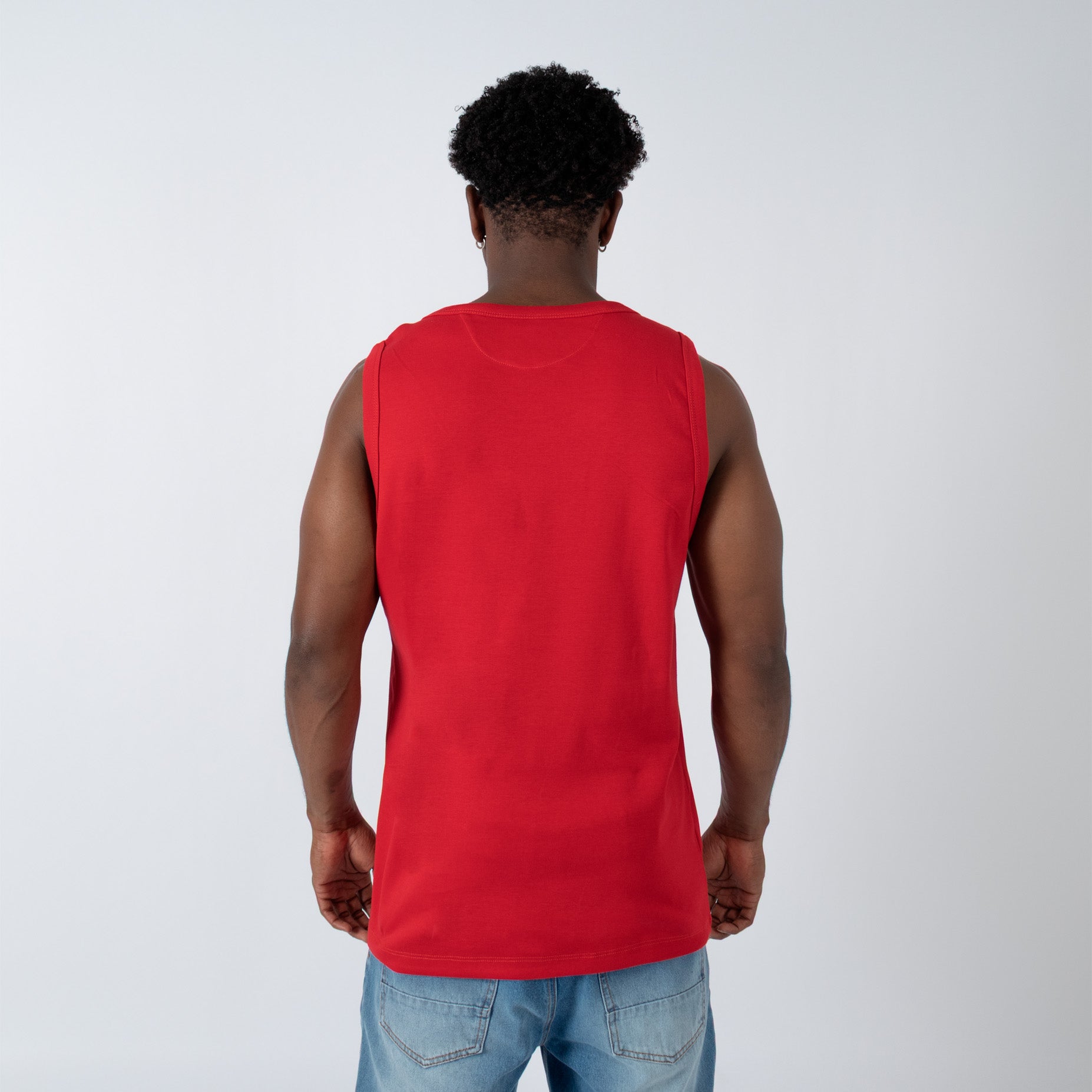 Camisilla hombre rib roja