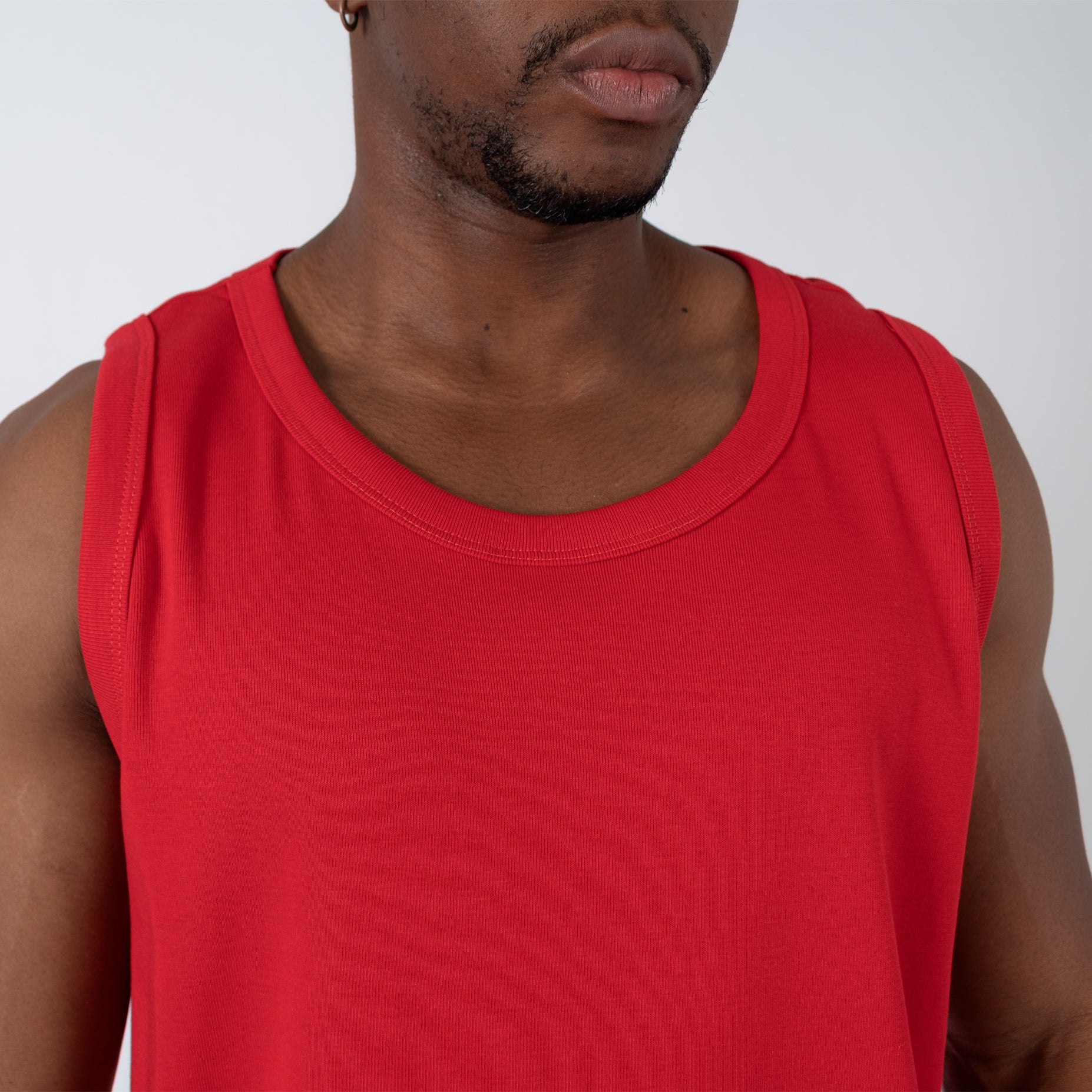 Camisilla hombre rib roja