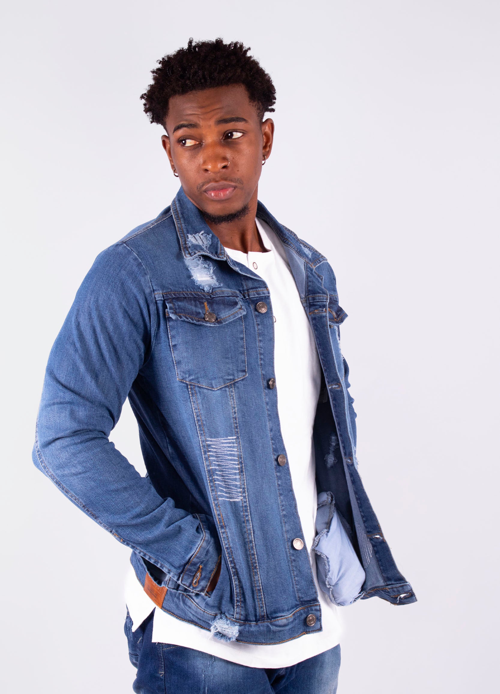 Chaqueta hombre desgaste