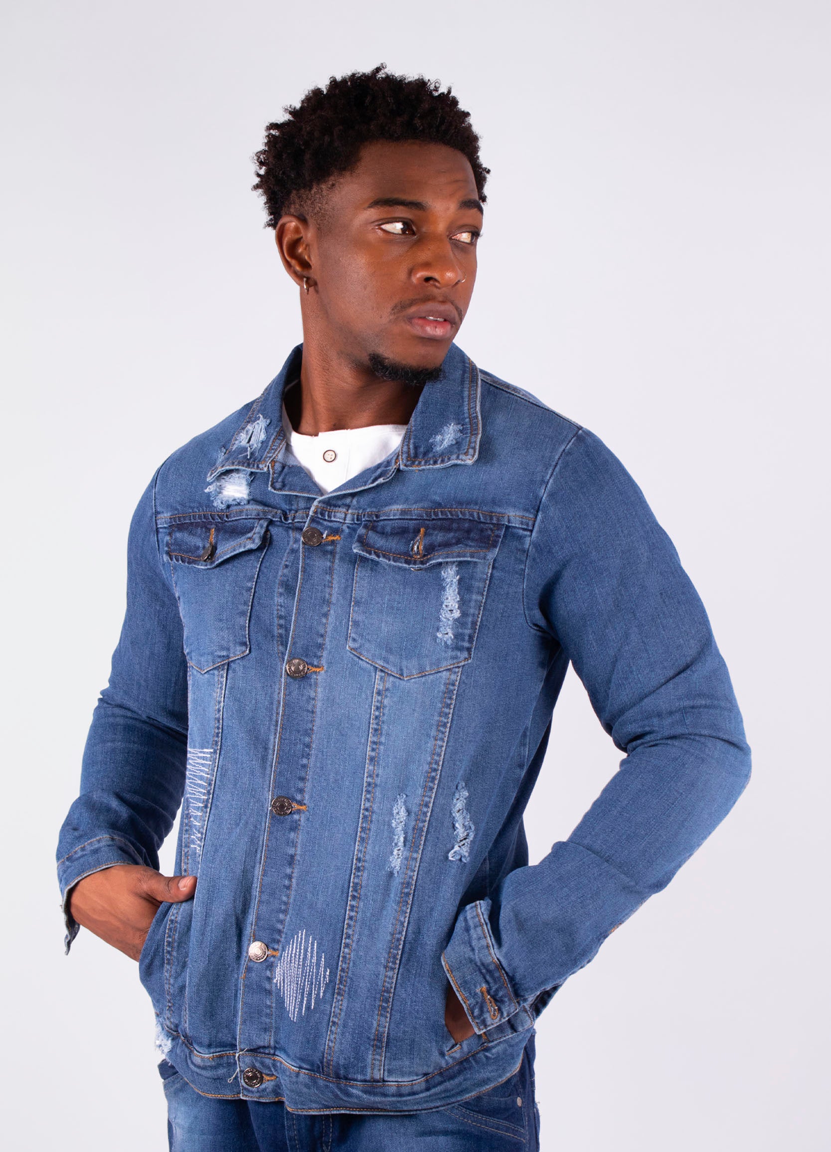 Chaqueta hombre desgaste