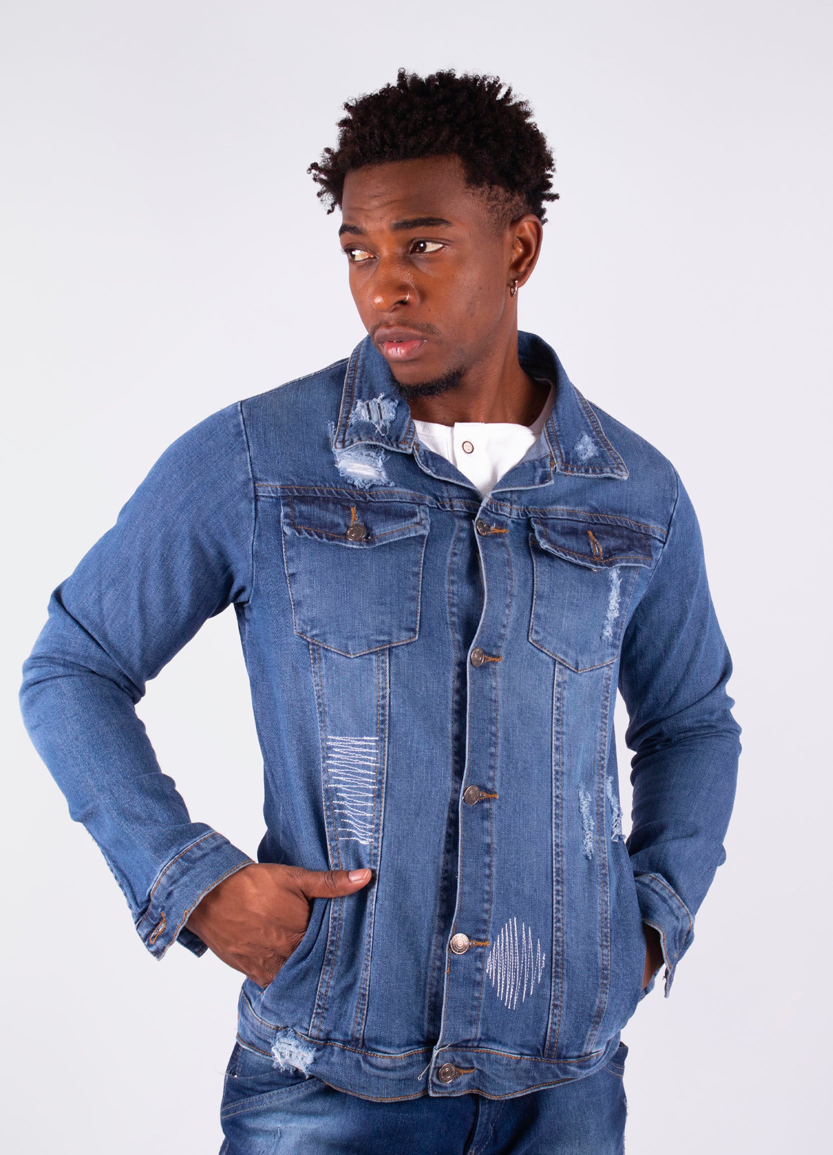 Chaqueta hombre desgaste