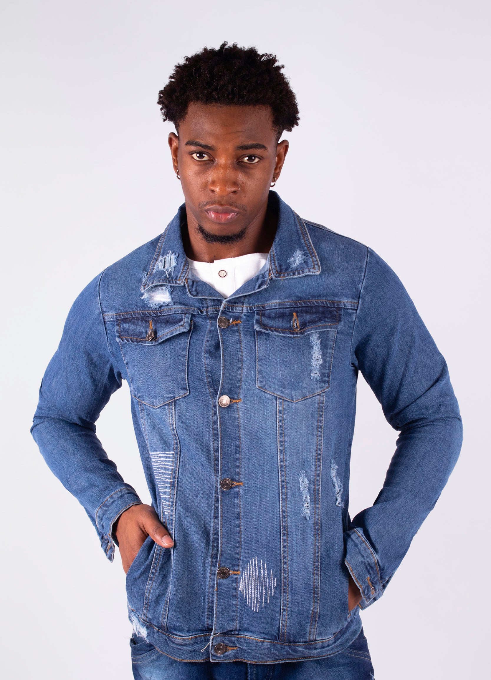 Chaqueta hombre desgaste