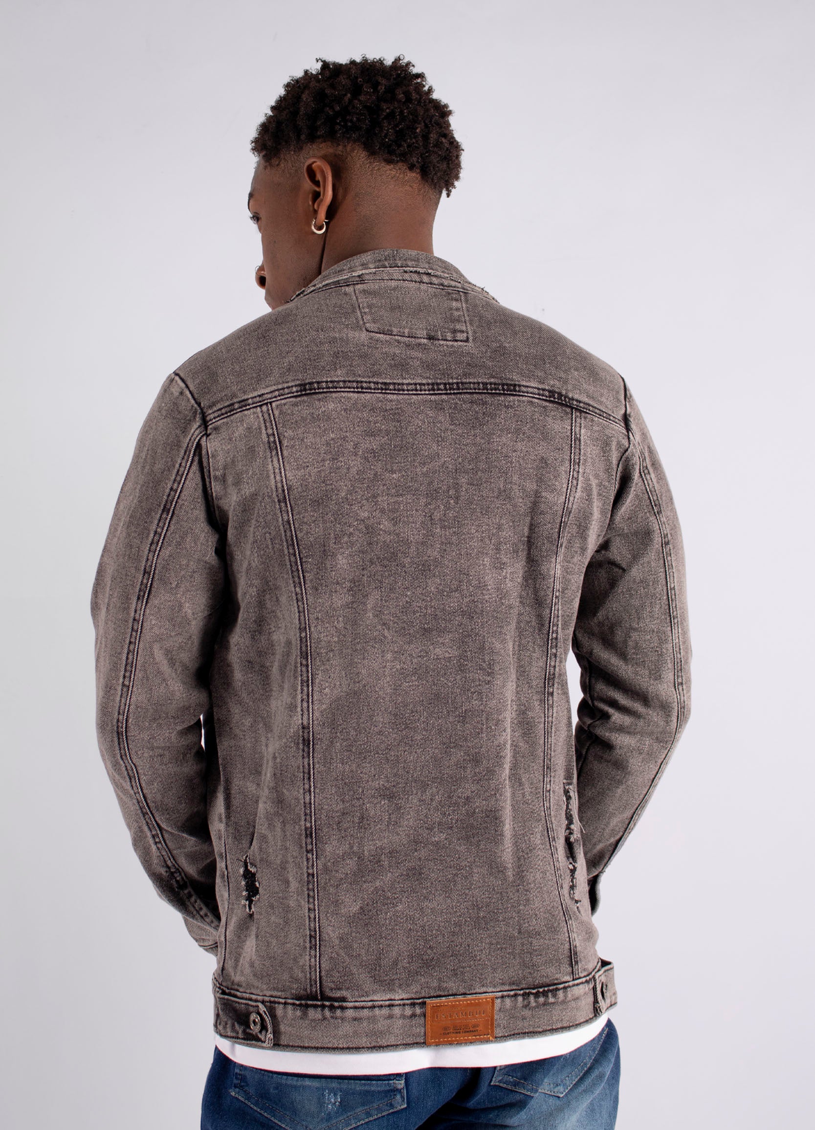 Chaqueta hombre gris