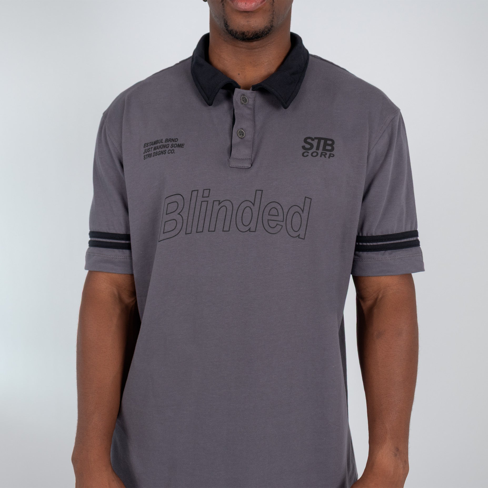 Conjunto hombre polo gris