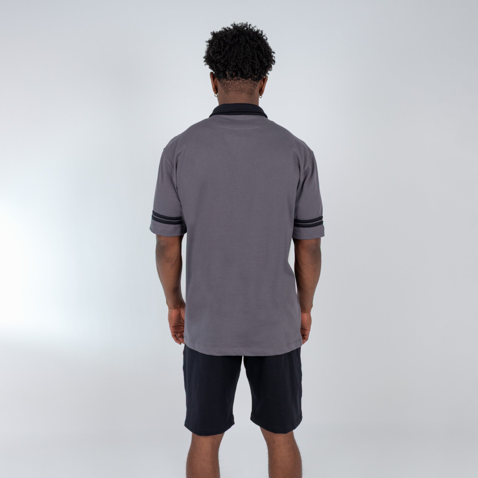 Conjunto hombre polo gris