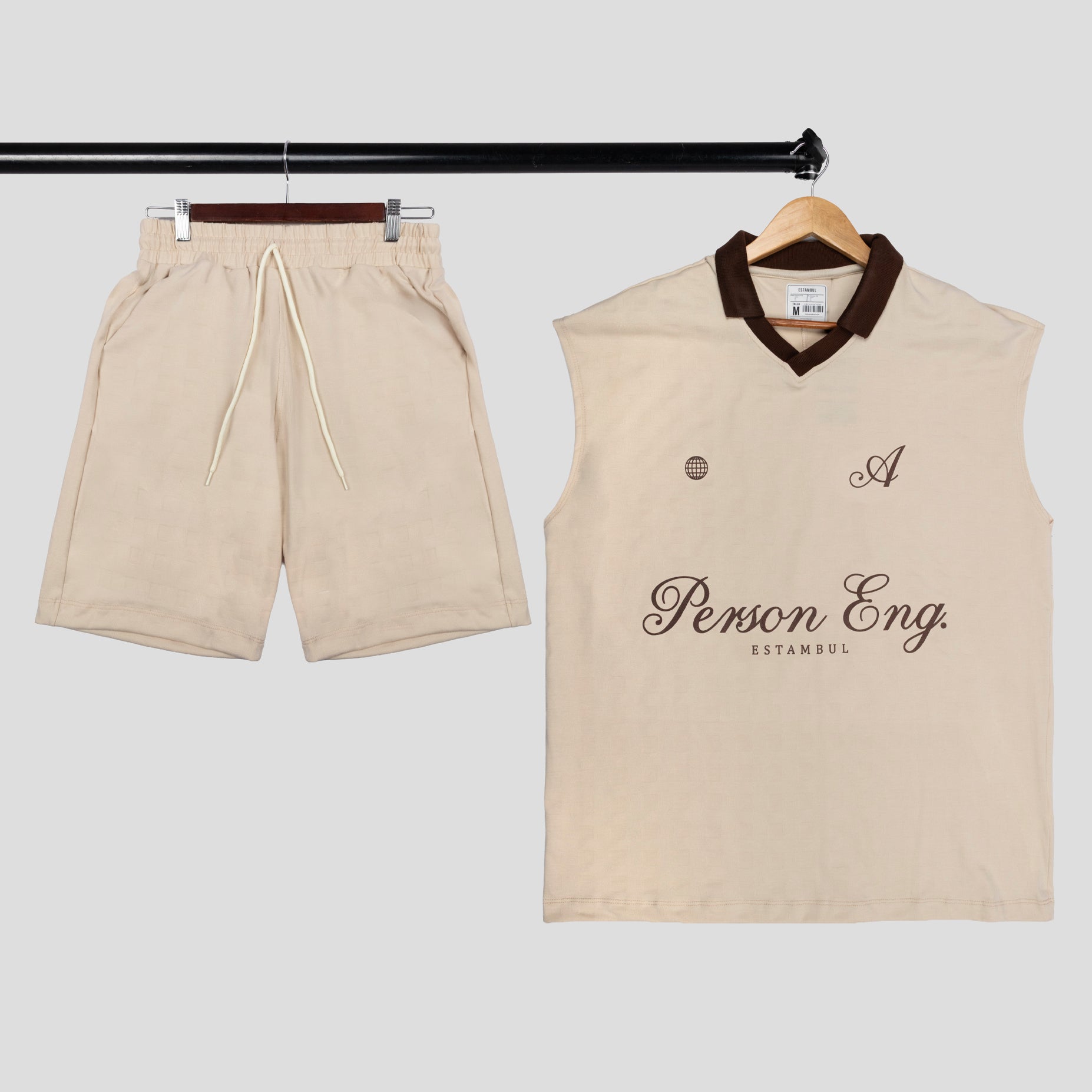 Conjunto hombre textura Person