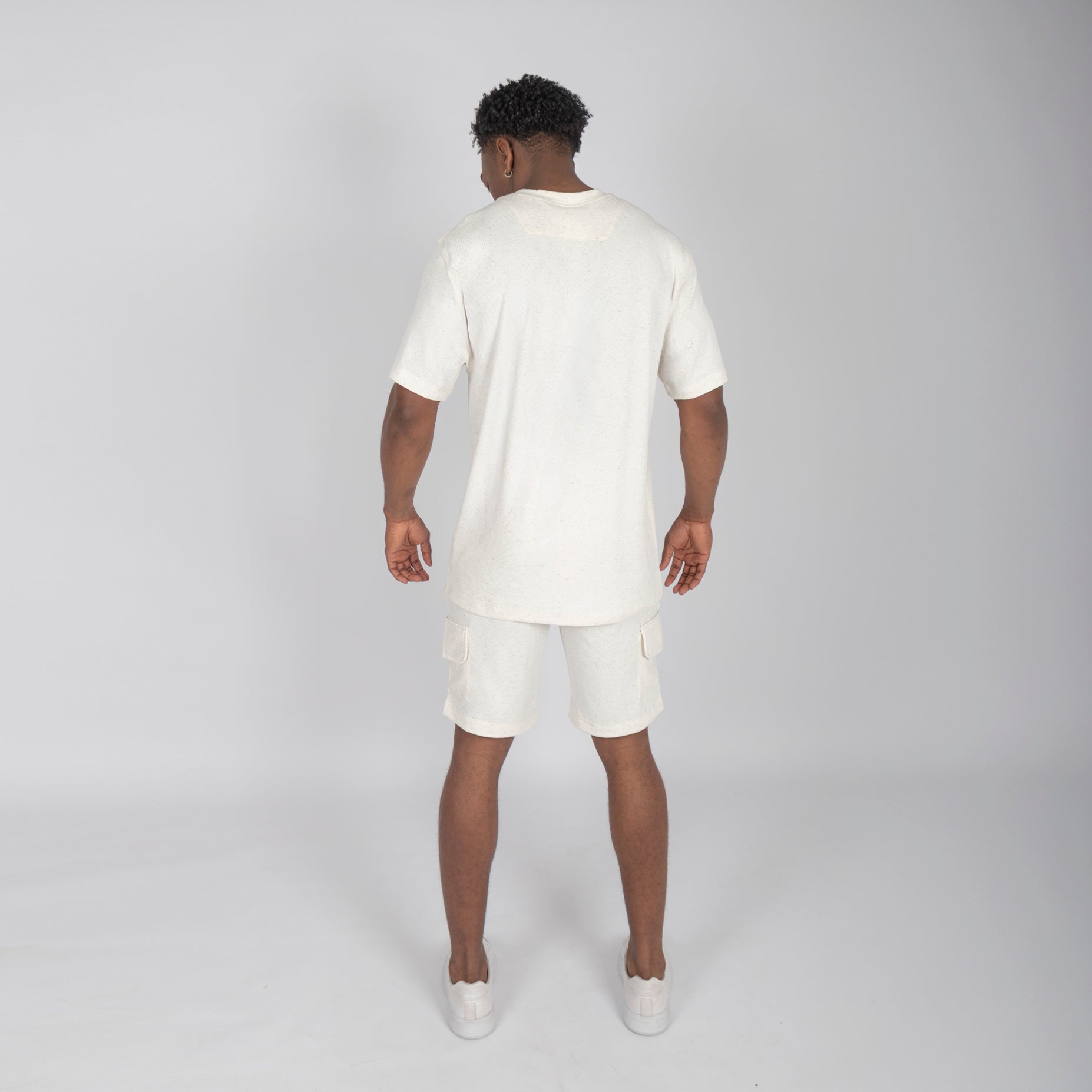 Conjunto hombre textura natural