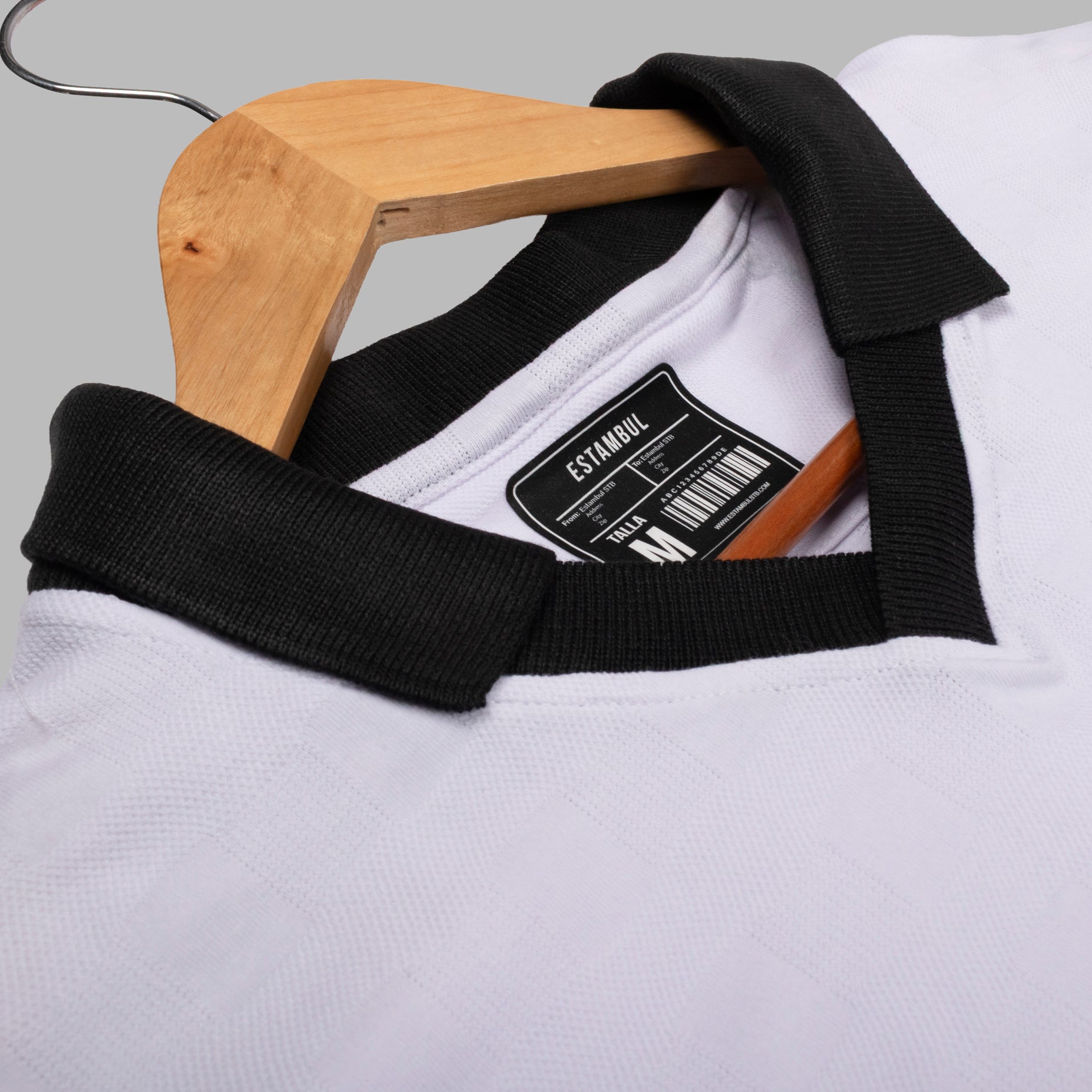 Conjunto hombre textura blanca
