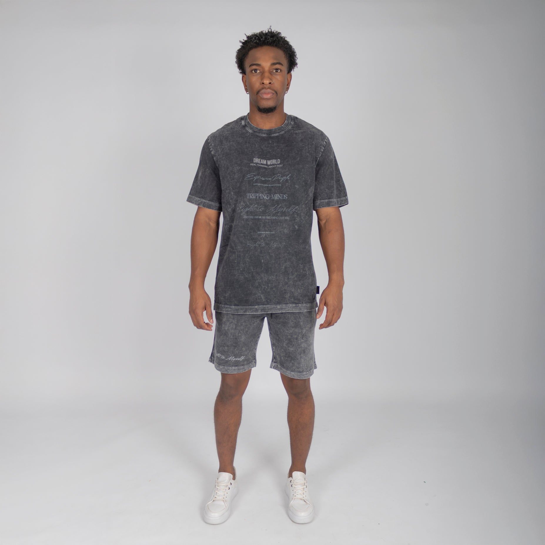 Conjunto hombre degrade world