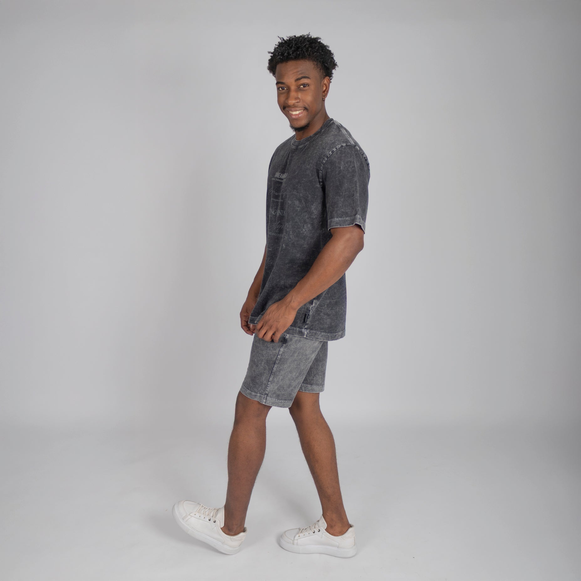 Conjunto hombre degrade world