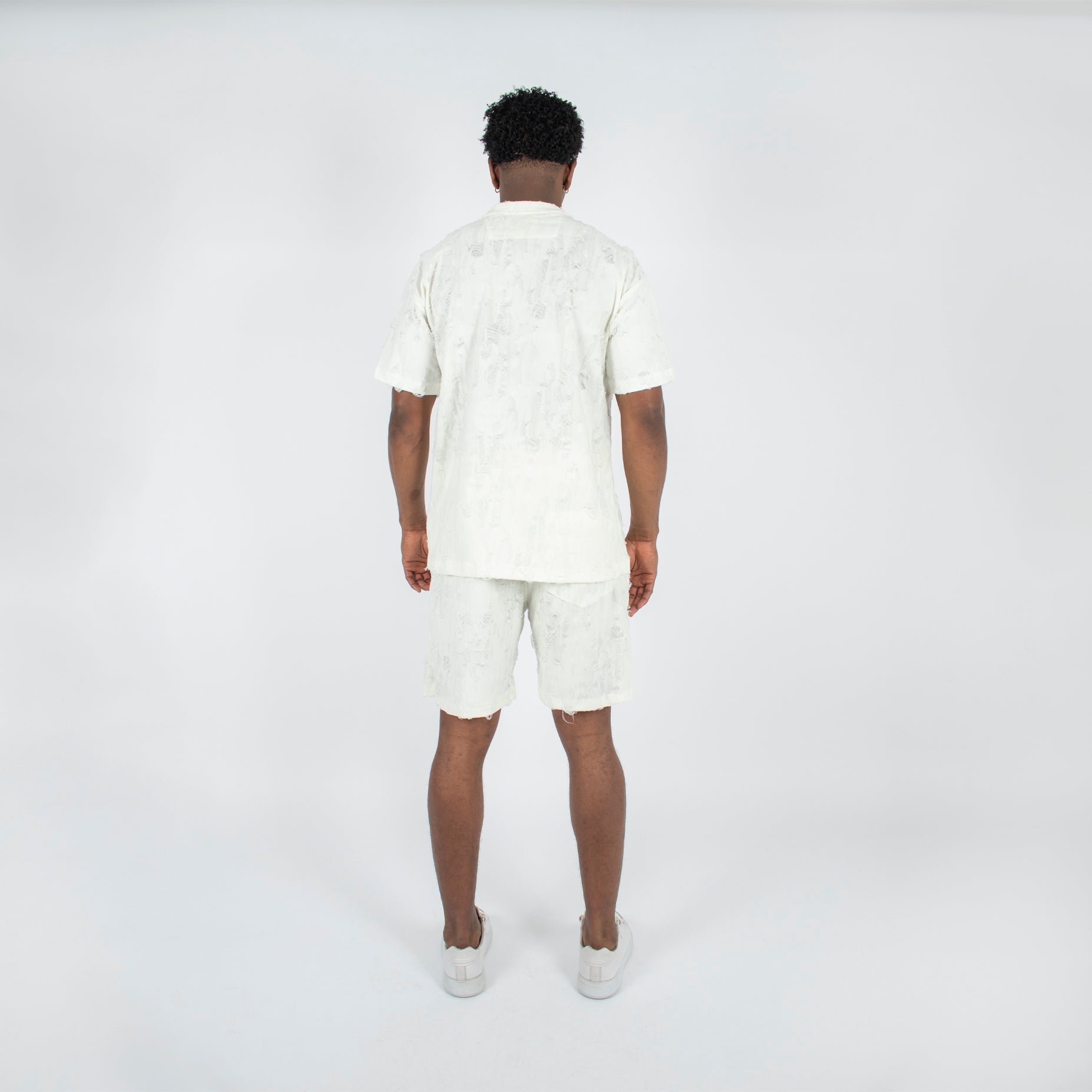 Conjunto hombre textura crudo