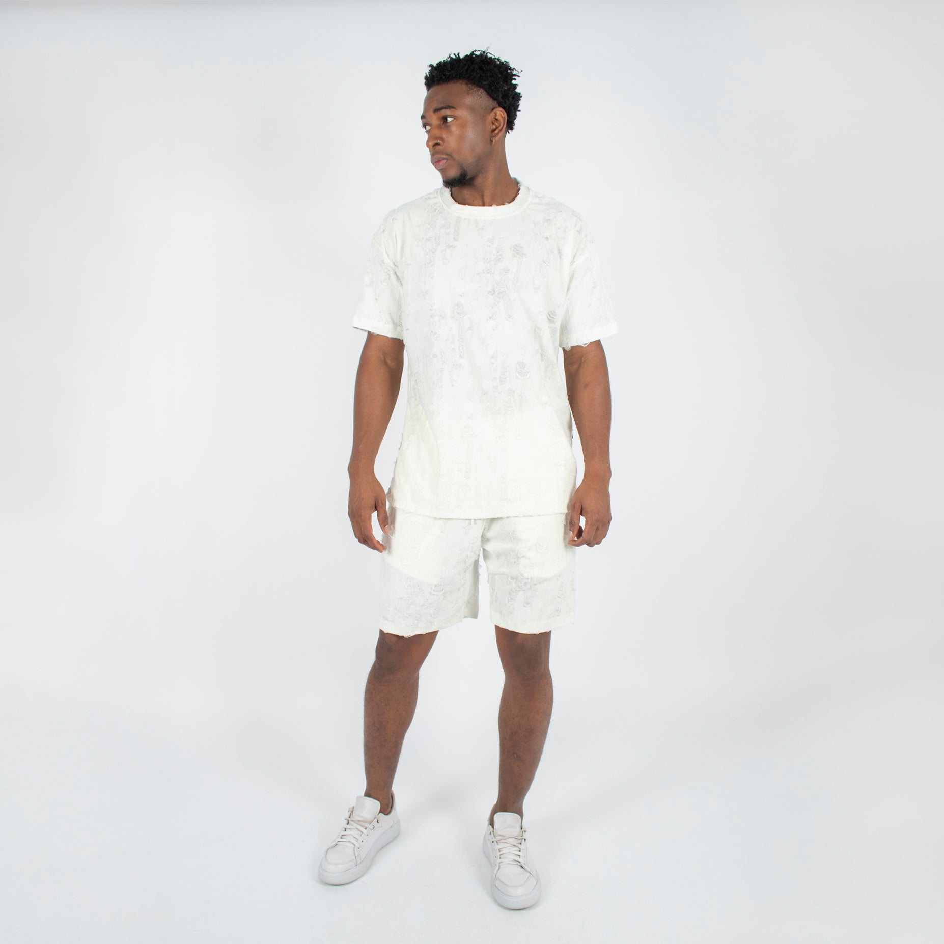 Conjunto hombre textura crudo