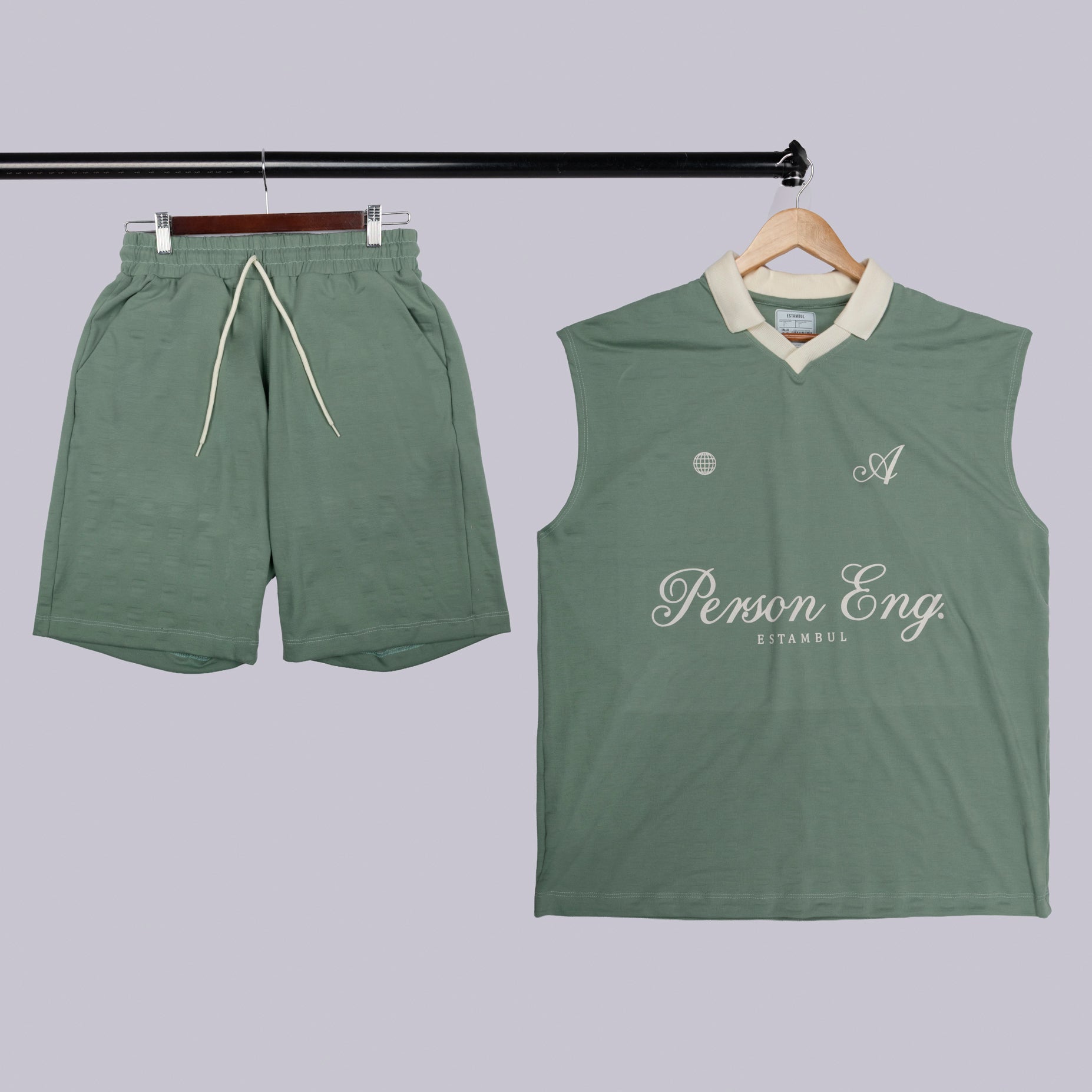 Conjunto hombre textura Person