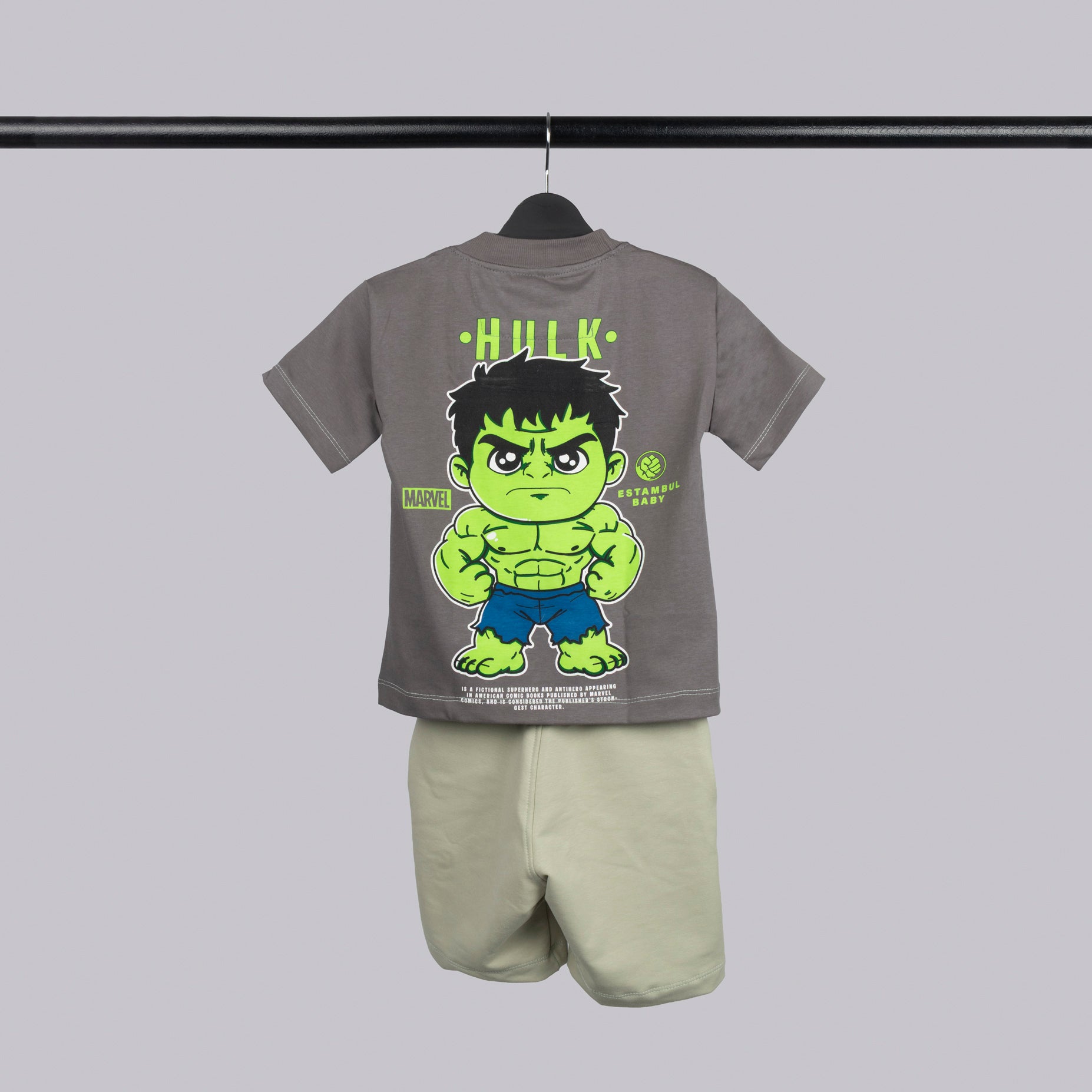 Conjunto baby Hulk
