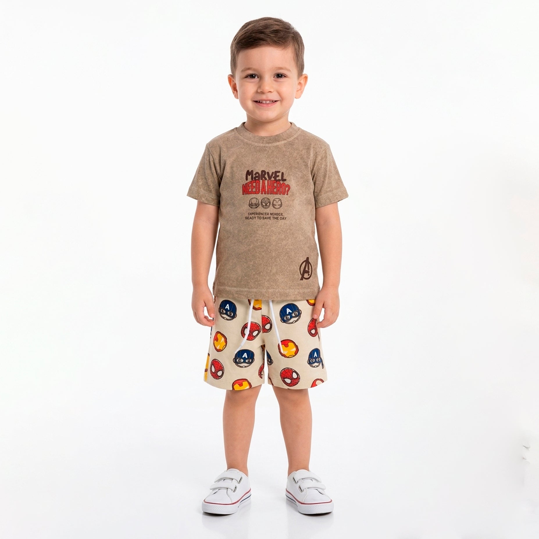 Conjunto baby Marvel
