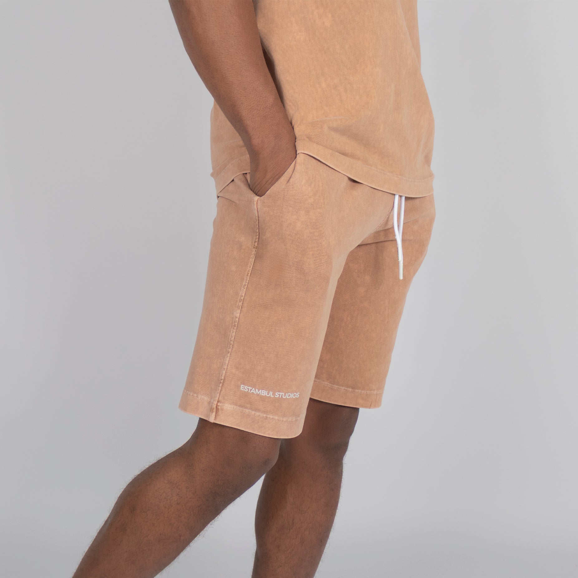 Conjunto hombre degrade cafe