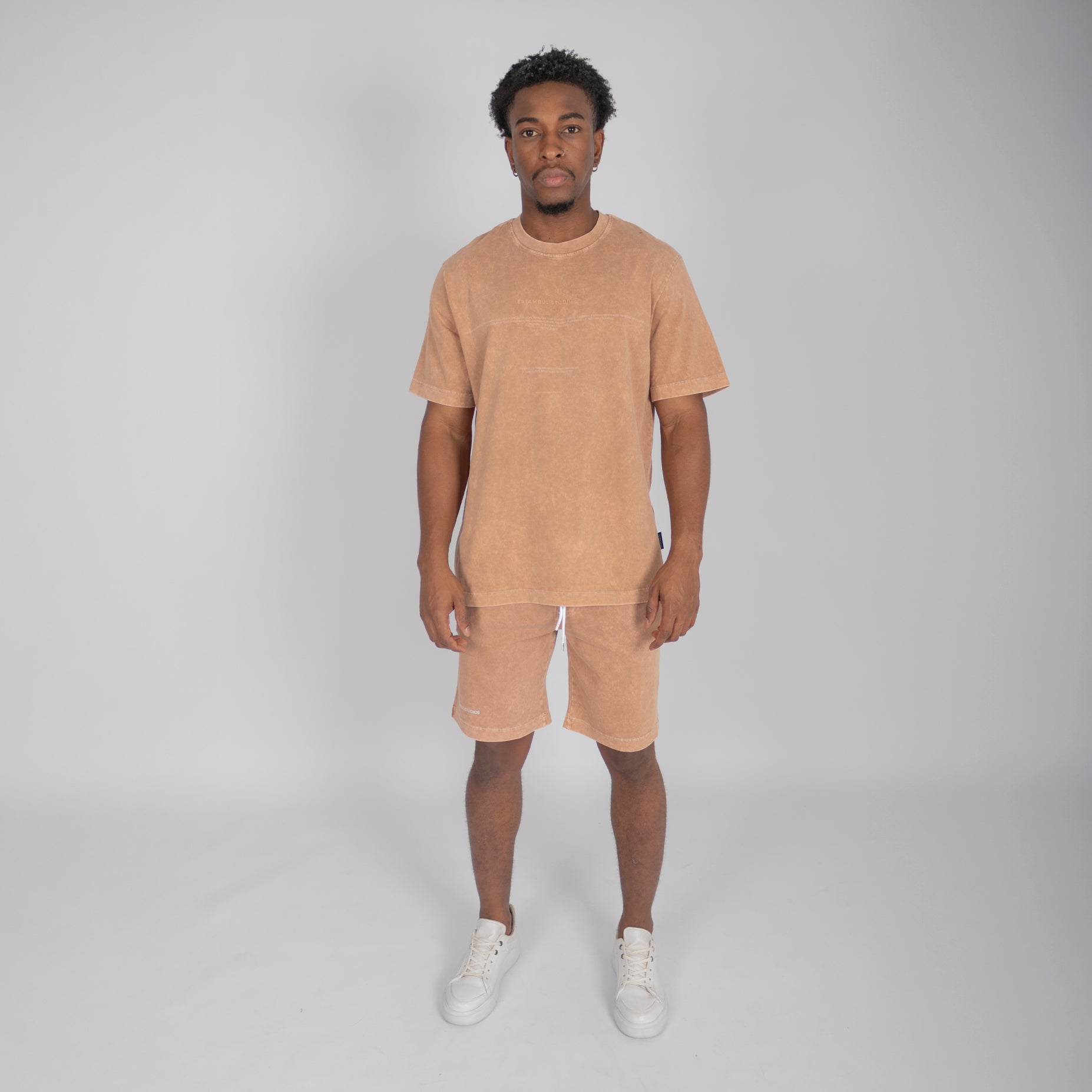 Conjunto hombre degrade cafe