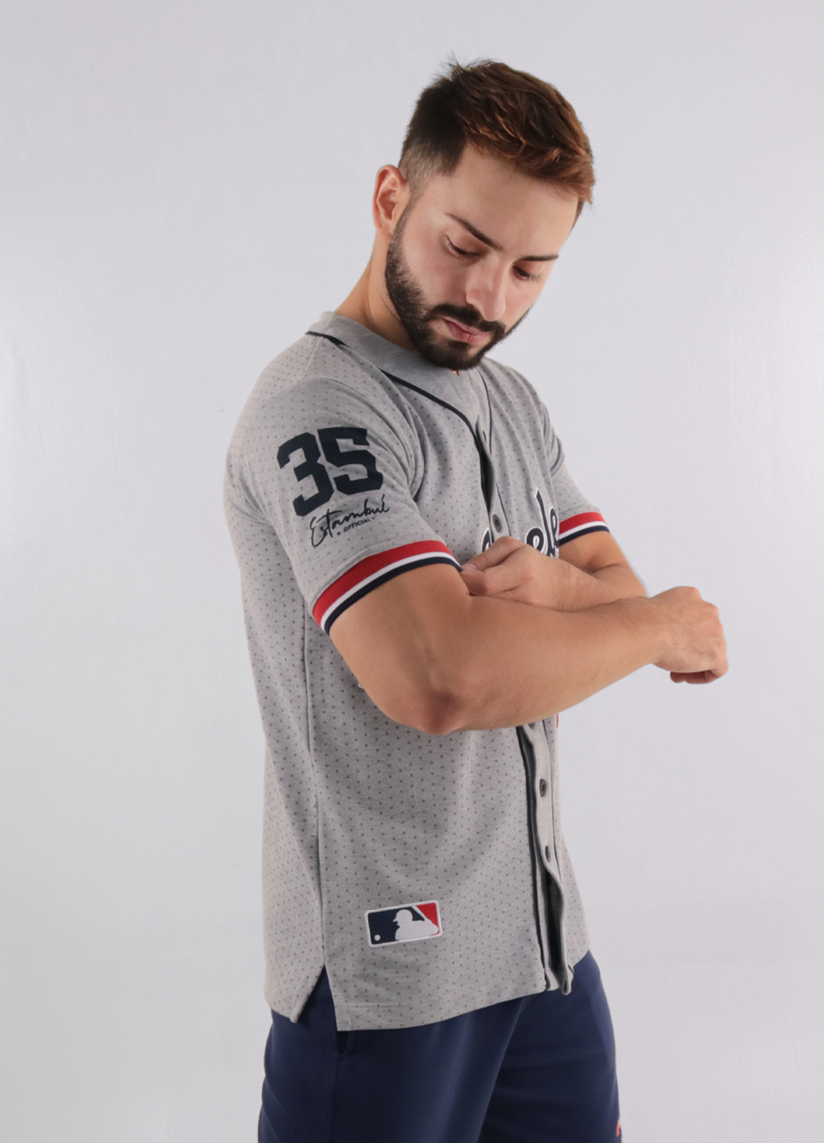 Conjunto hombre beisbolera los ángeles