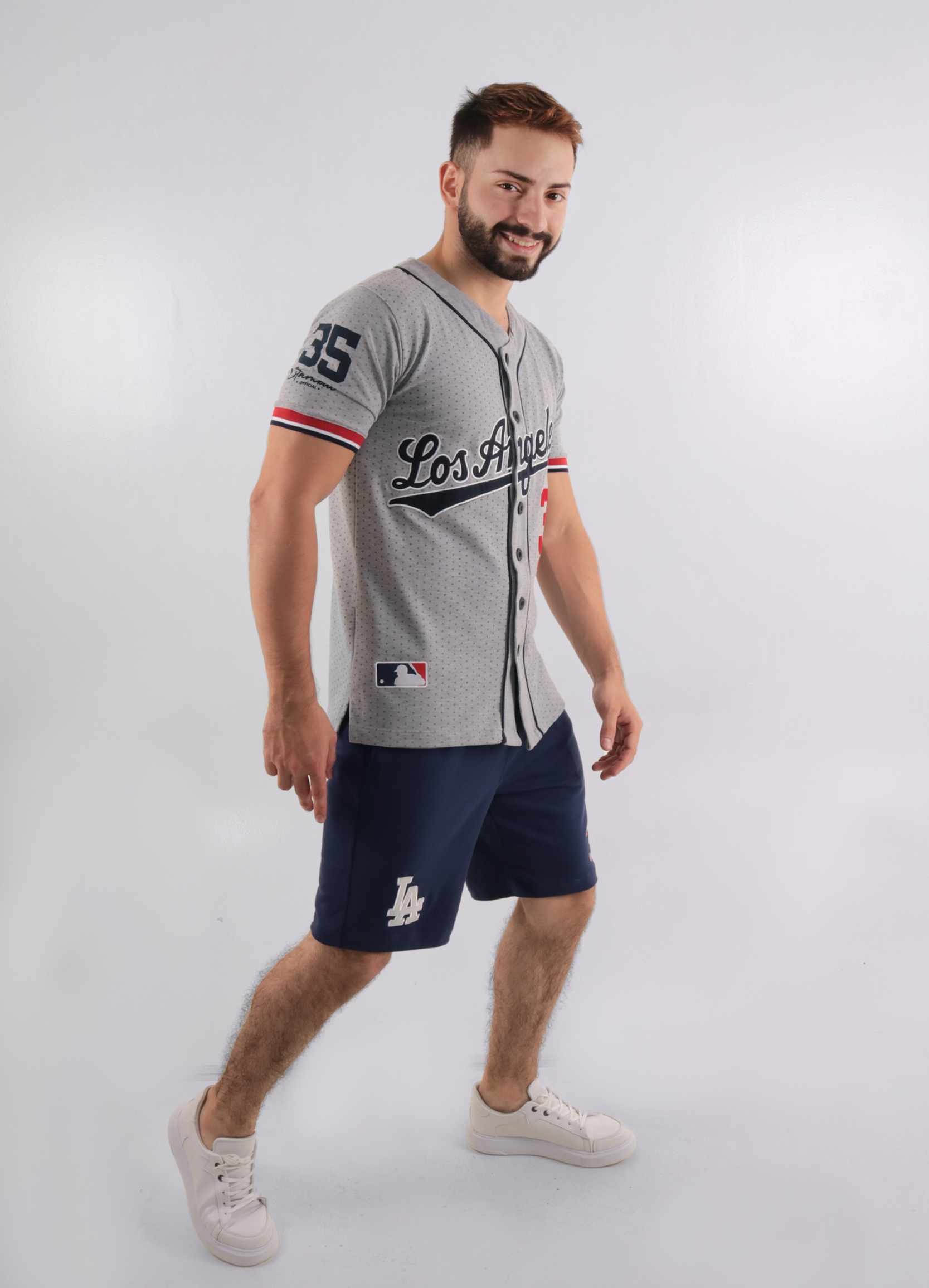 Conjunto hombre beisbolera los ángeles