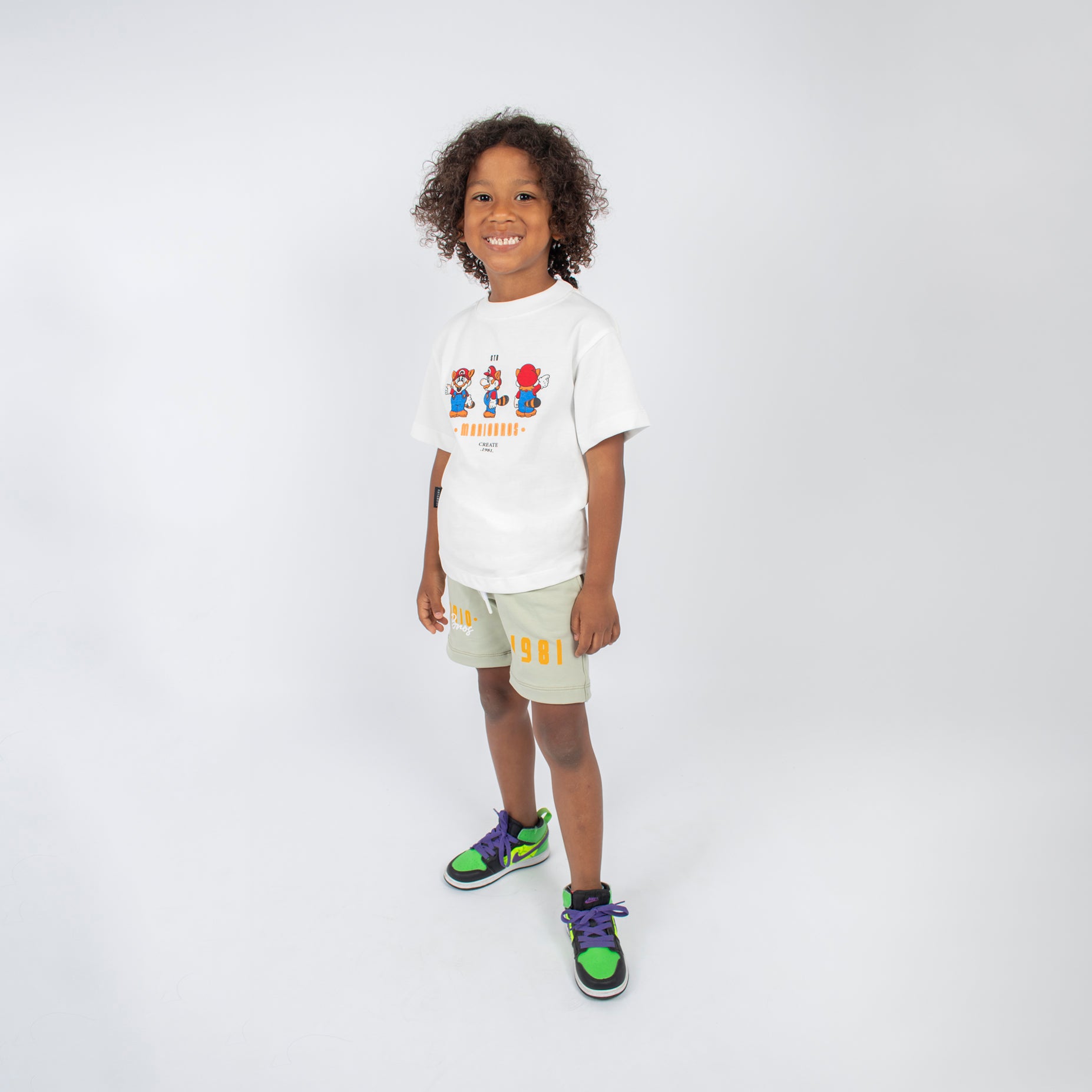 Conjunto niño Mario bros