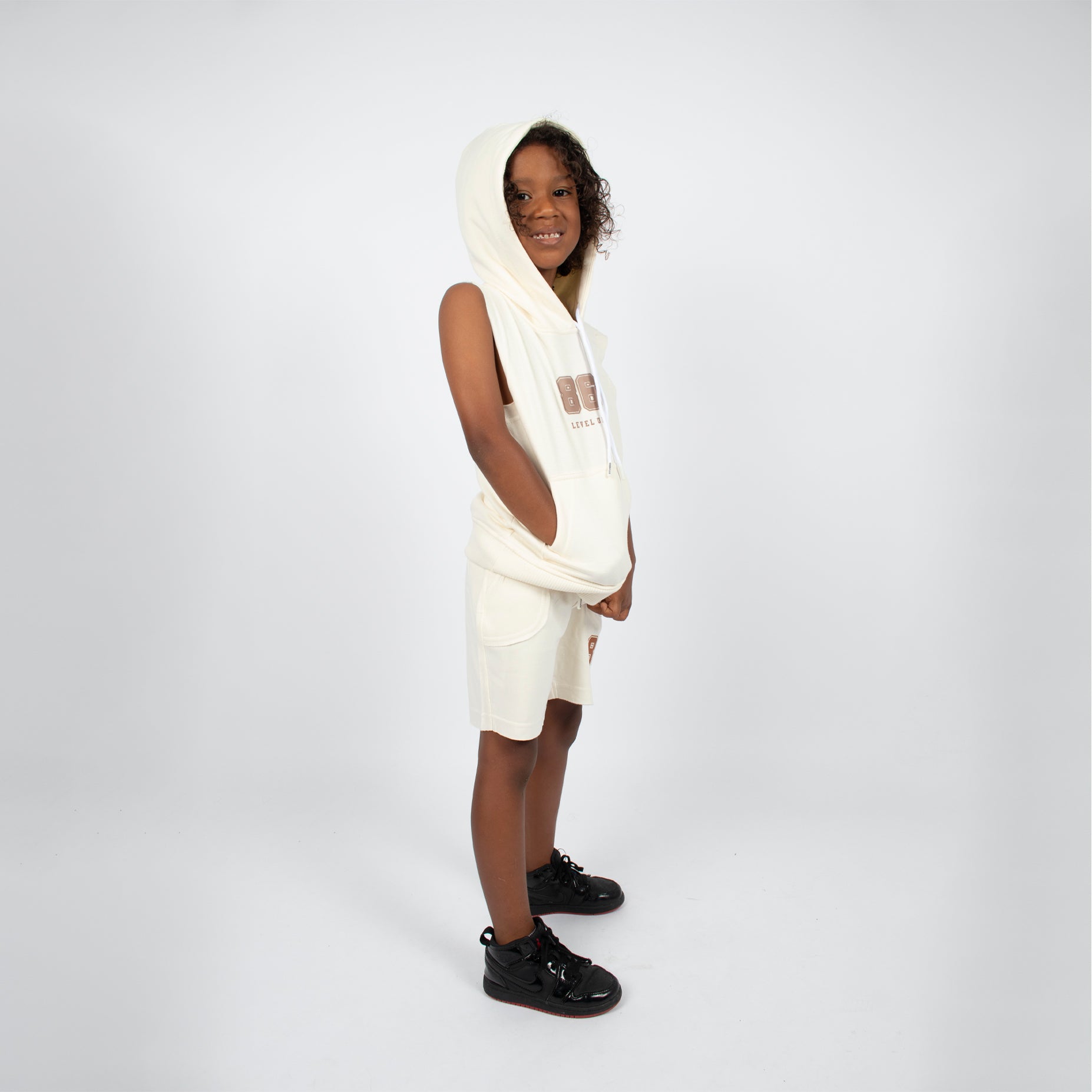Conjunto niño Level up beige