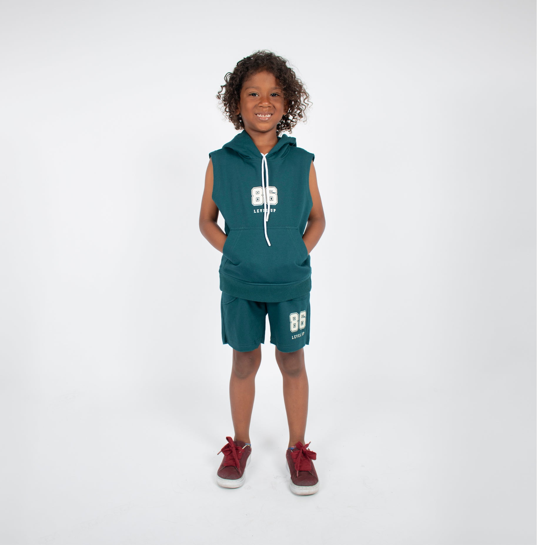 Conjunto niño Level up verde